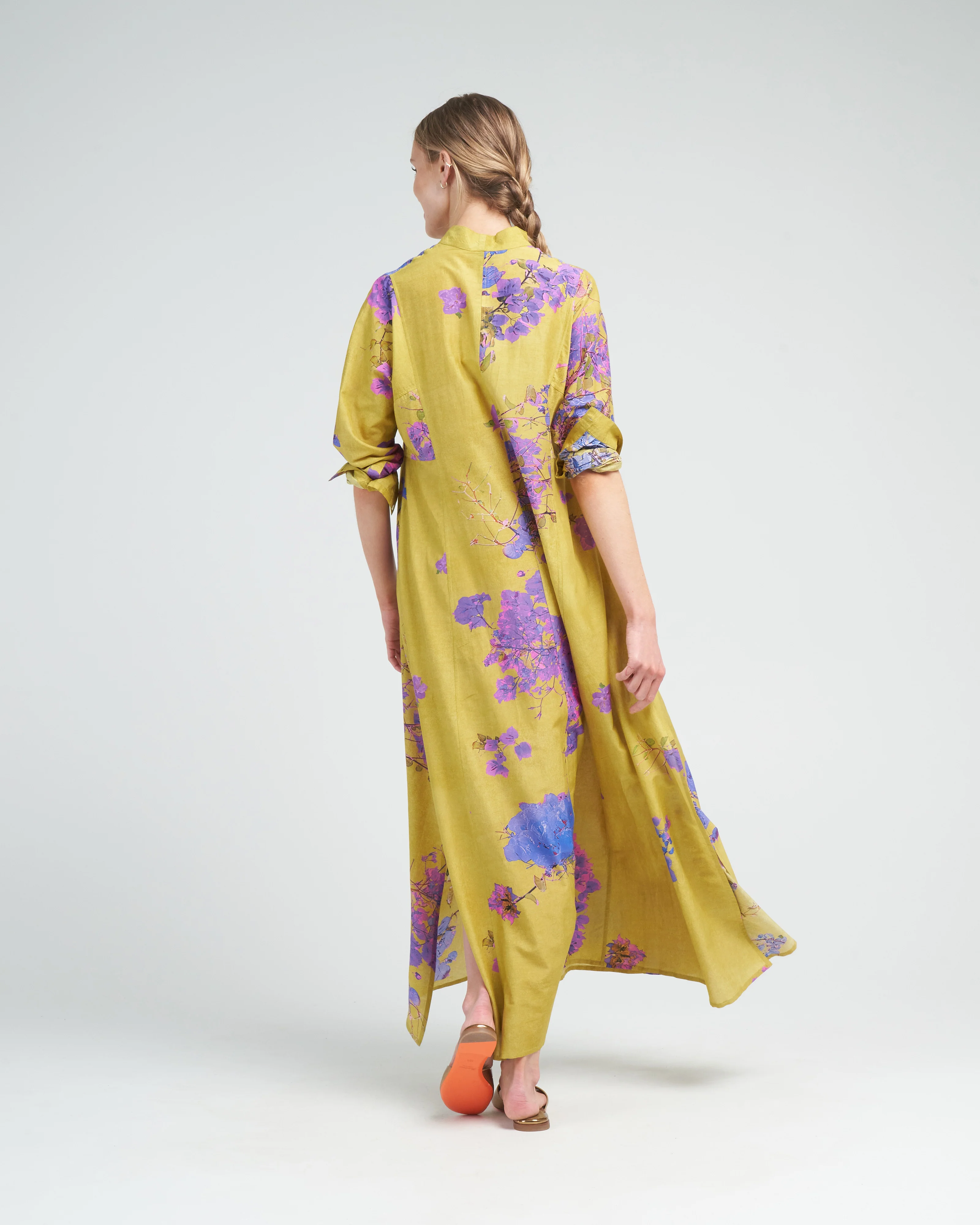 parvati kaftan - chartreuse - Image 4