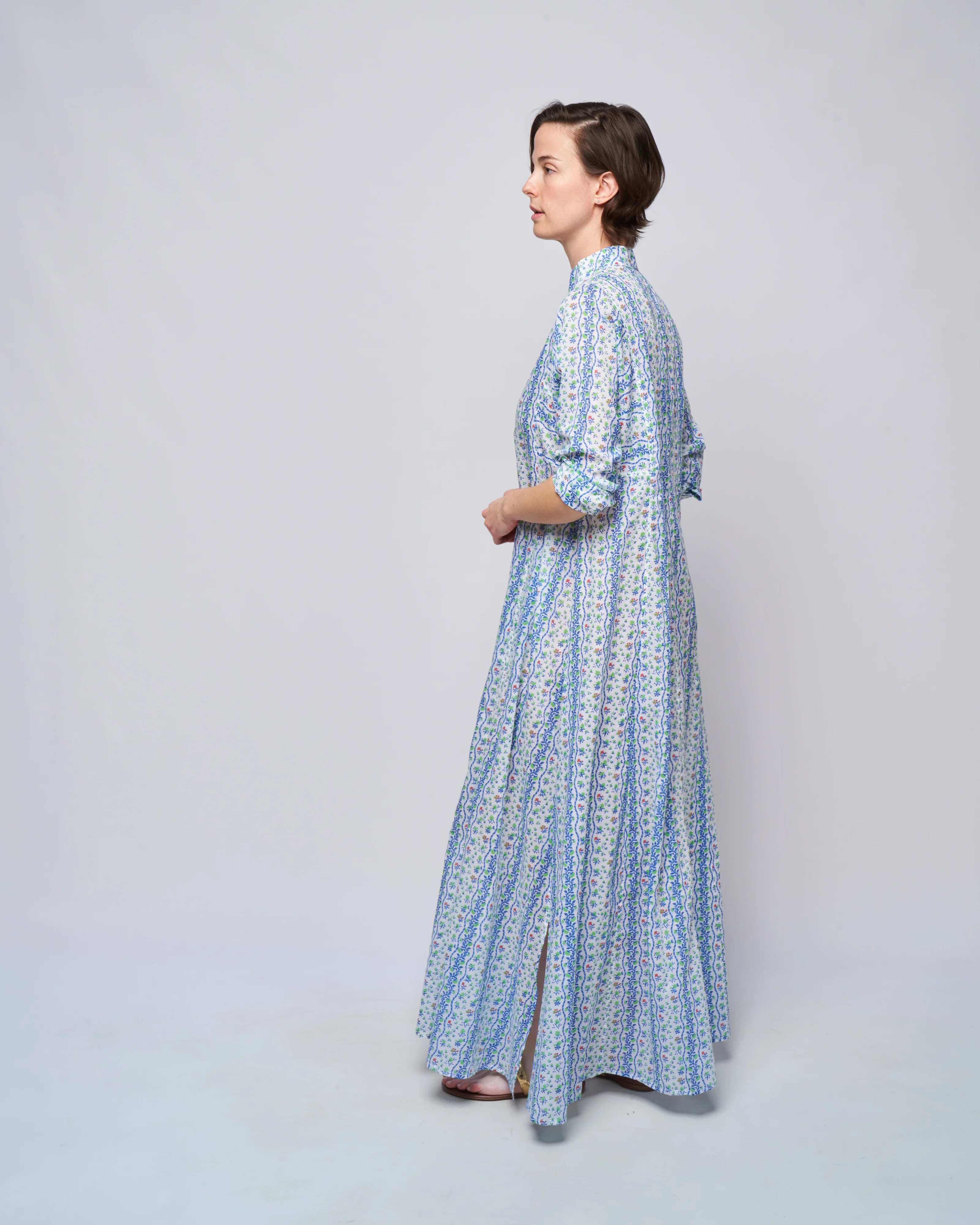 parvati kaftan - green/cobalt - Image 3