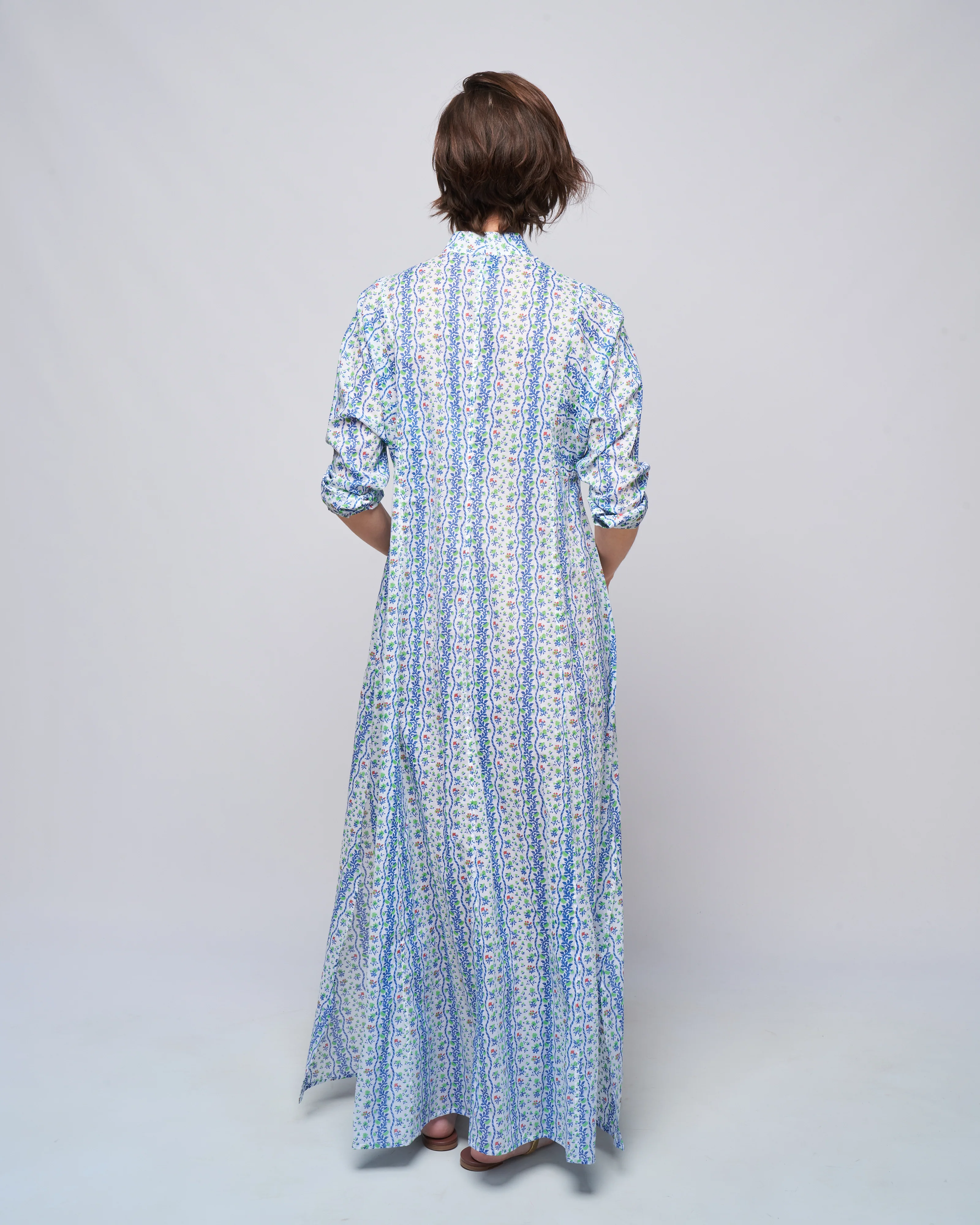 parvati kaftan - green/cobalt - Image 4