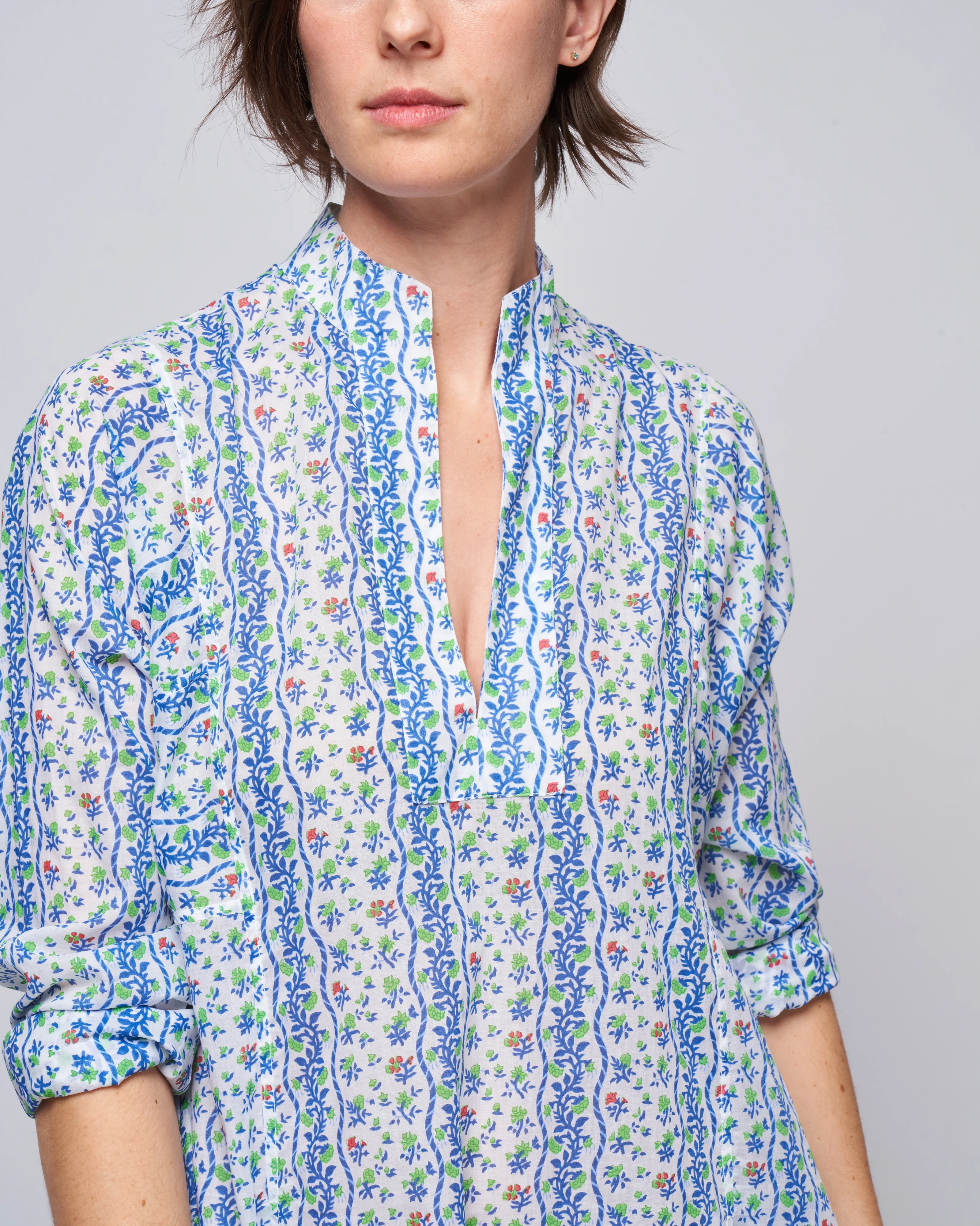 parvati kaftan - green/cobalt - Image 5