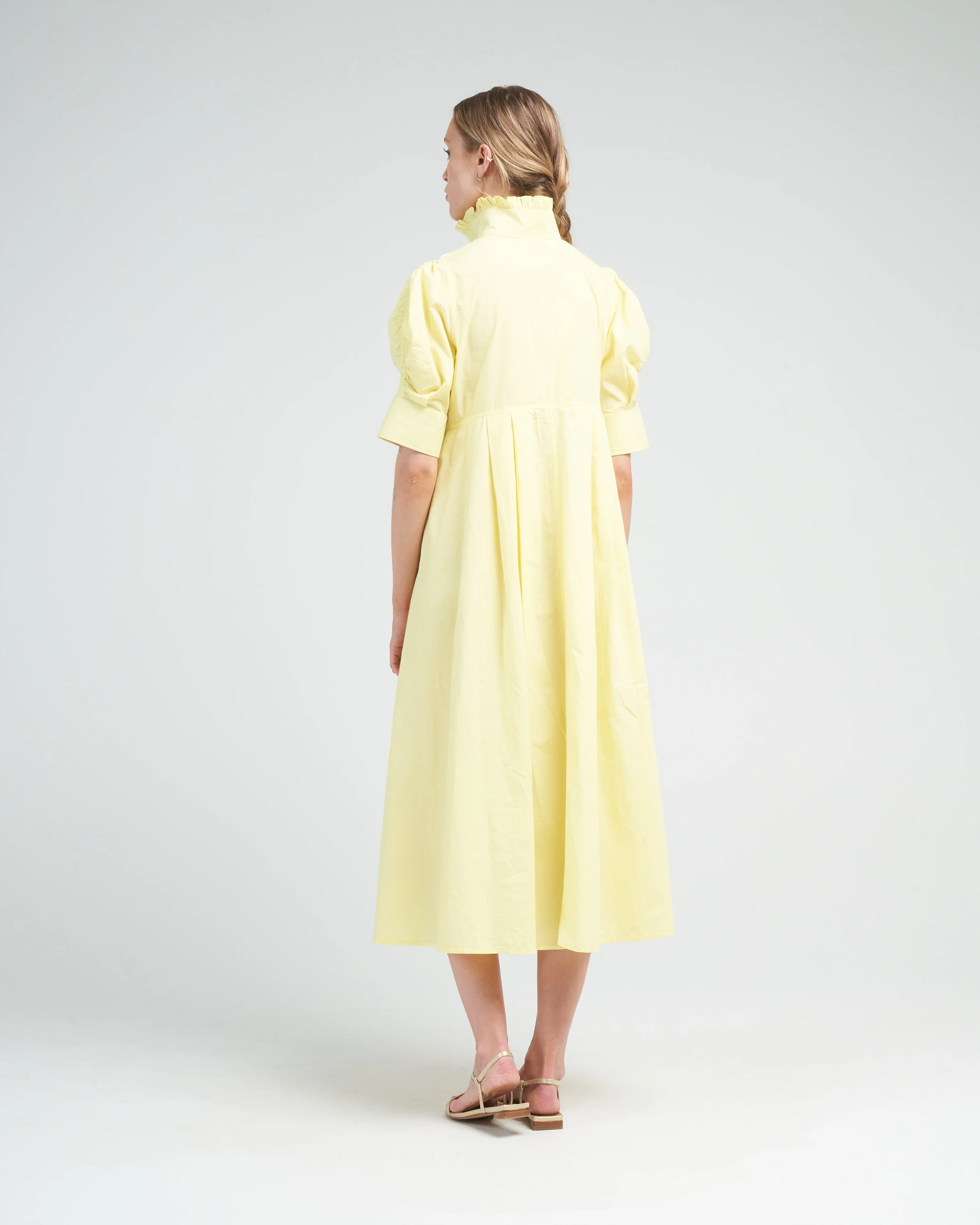 venetia dress - lemon - Image 4