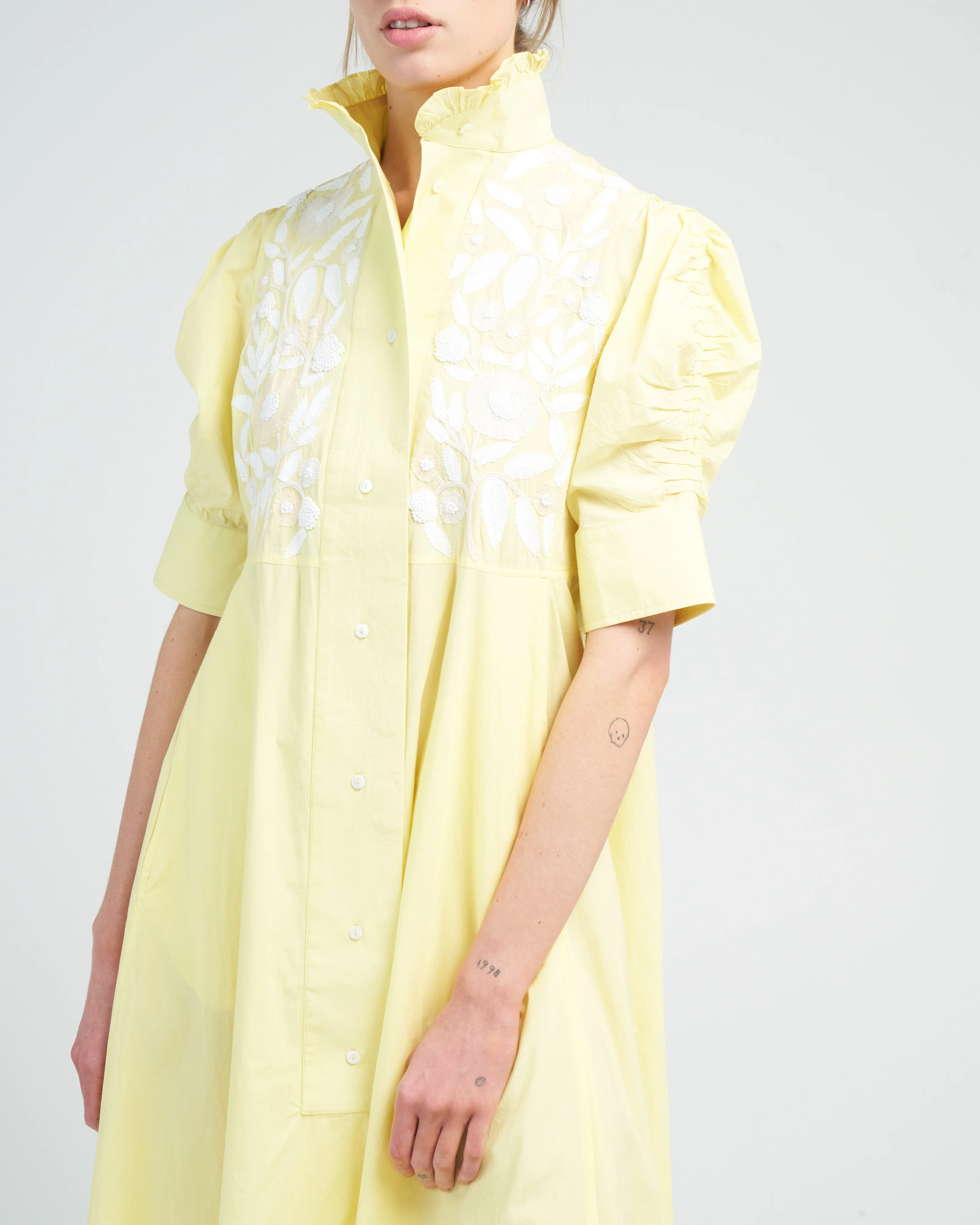 venetia dress - lemon - Image 5