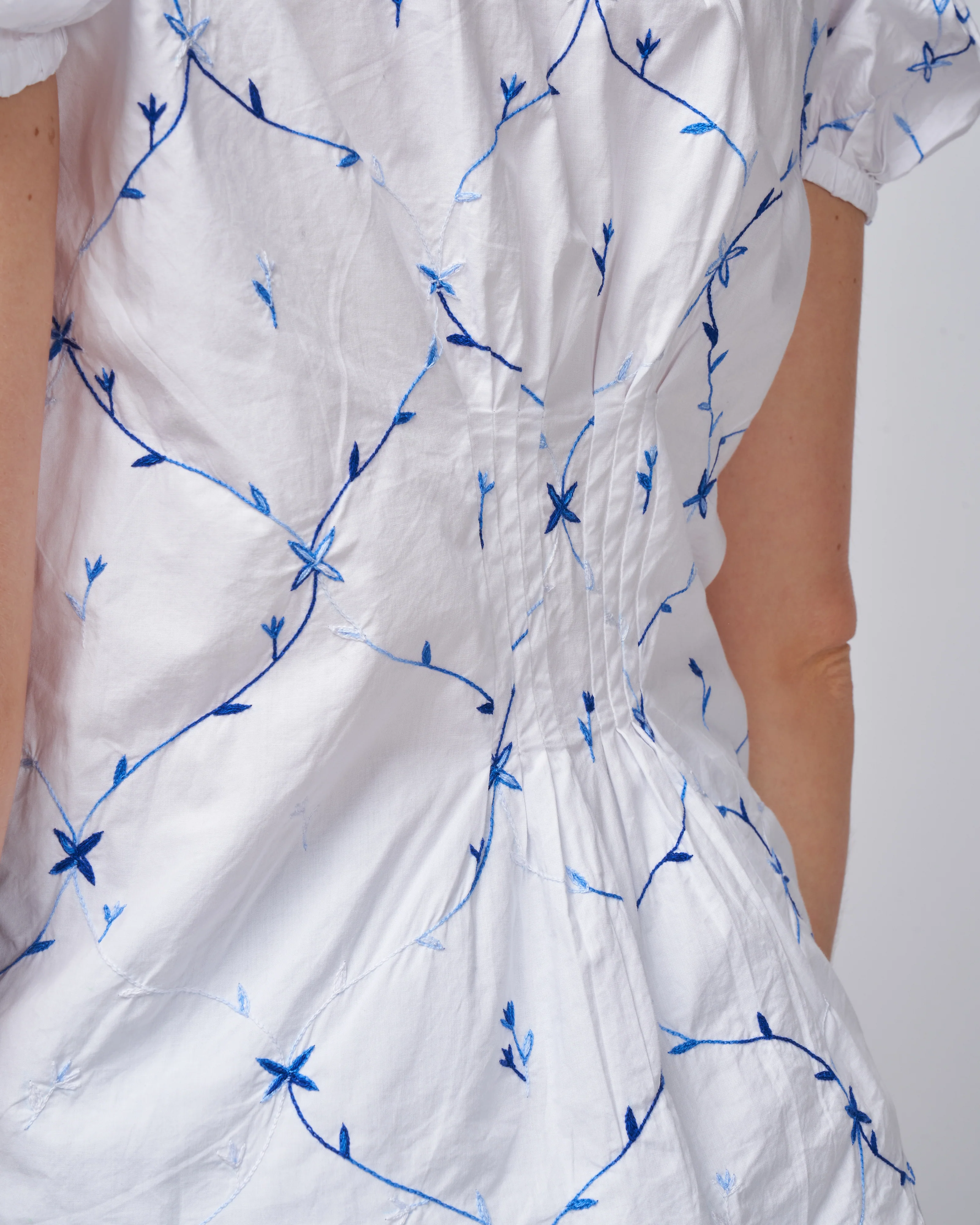 vike blouse - white/blue - Image 5