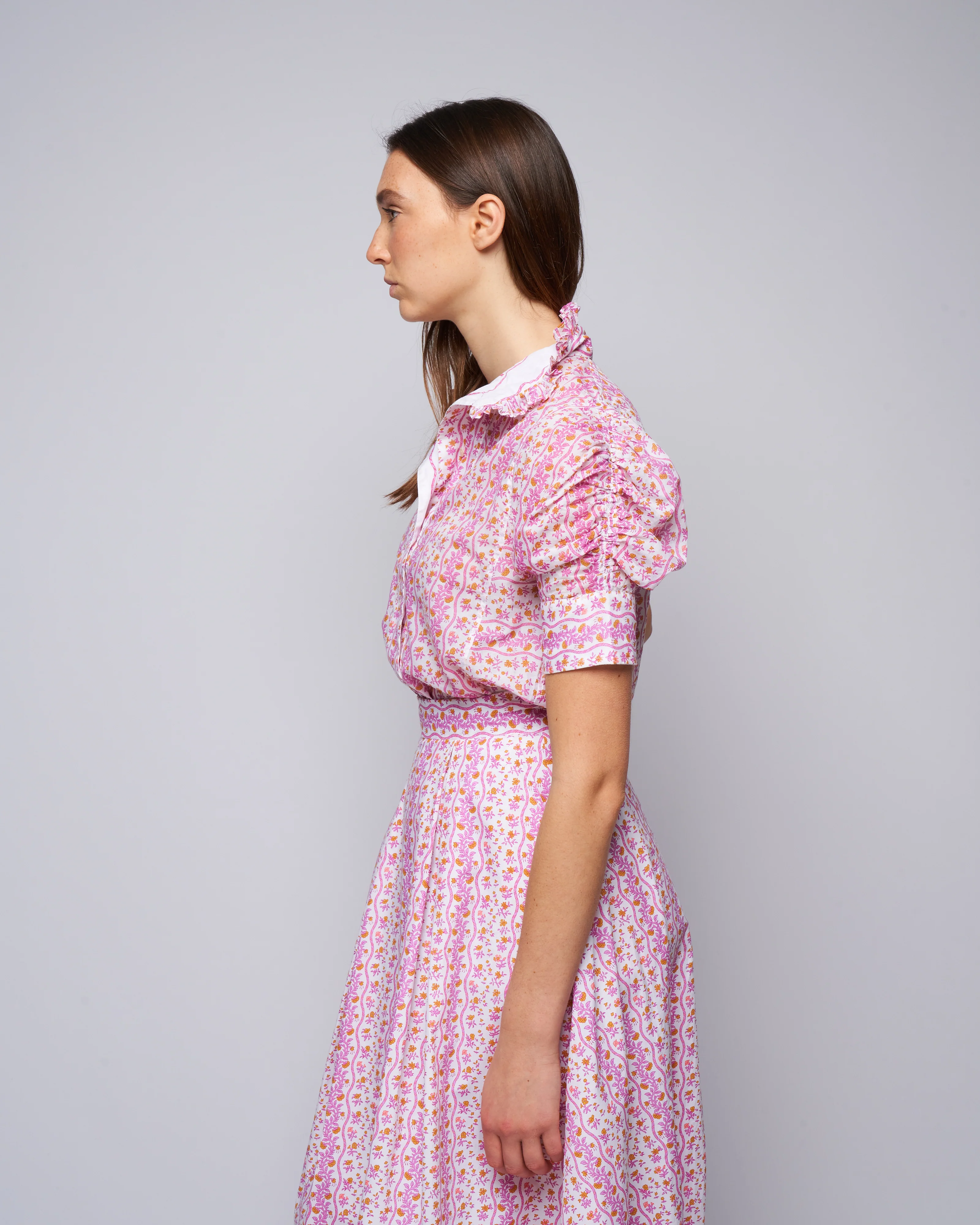 vita blouse - cyclamen/mustard - Image 3