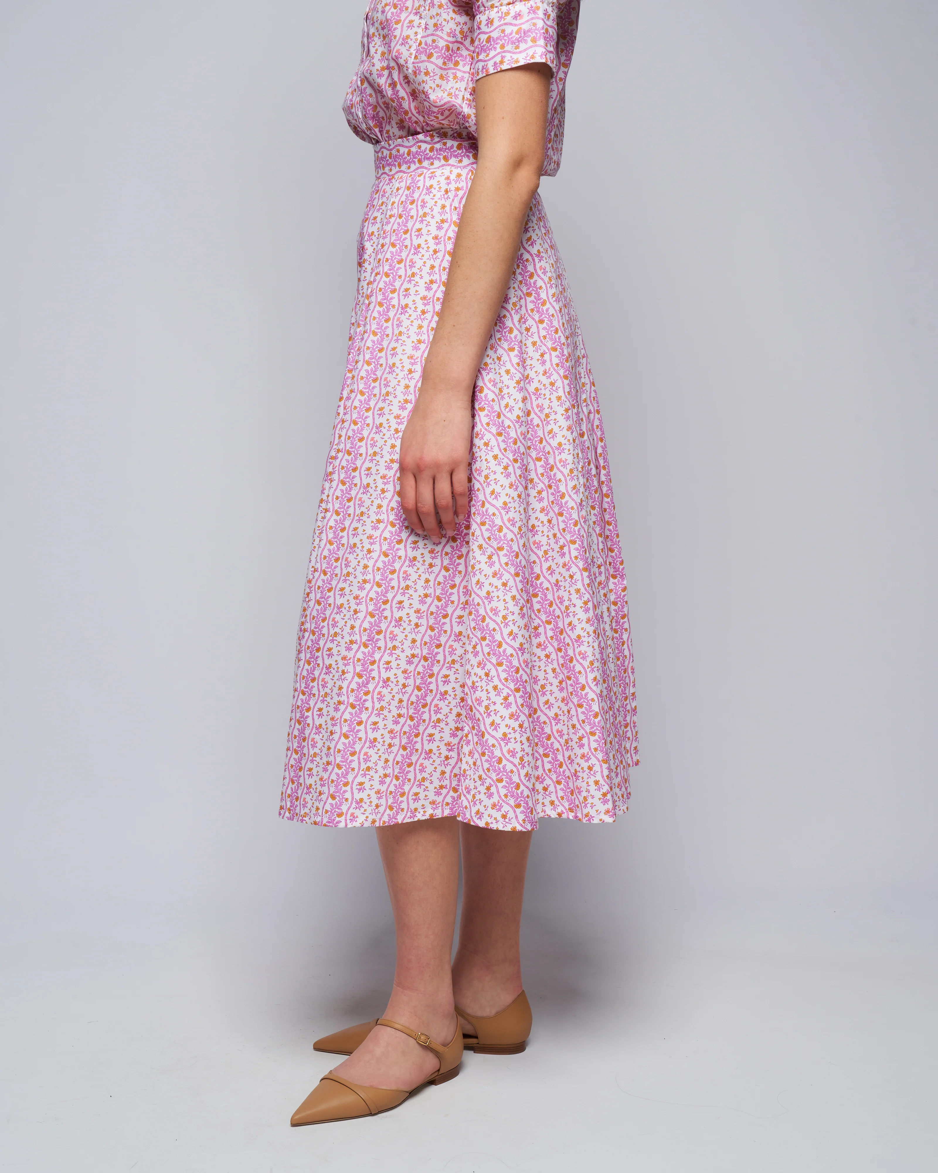 wynona skirt - cyclamen/mustard - Image 3