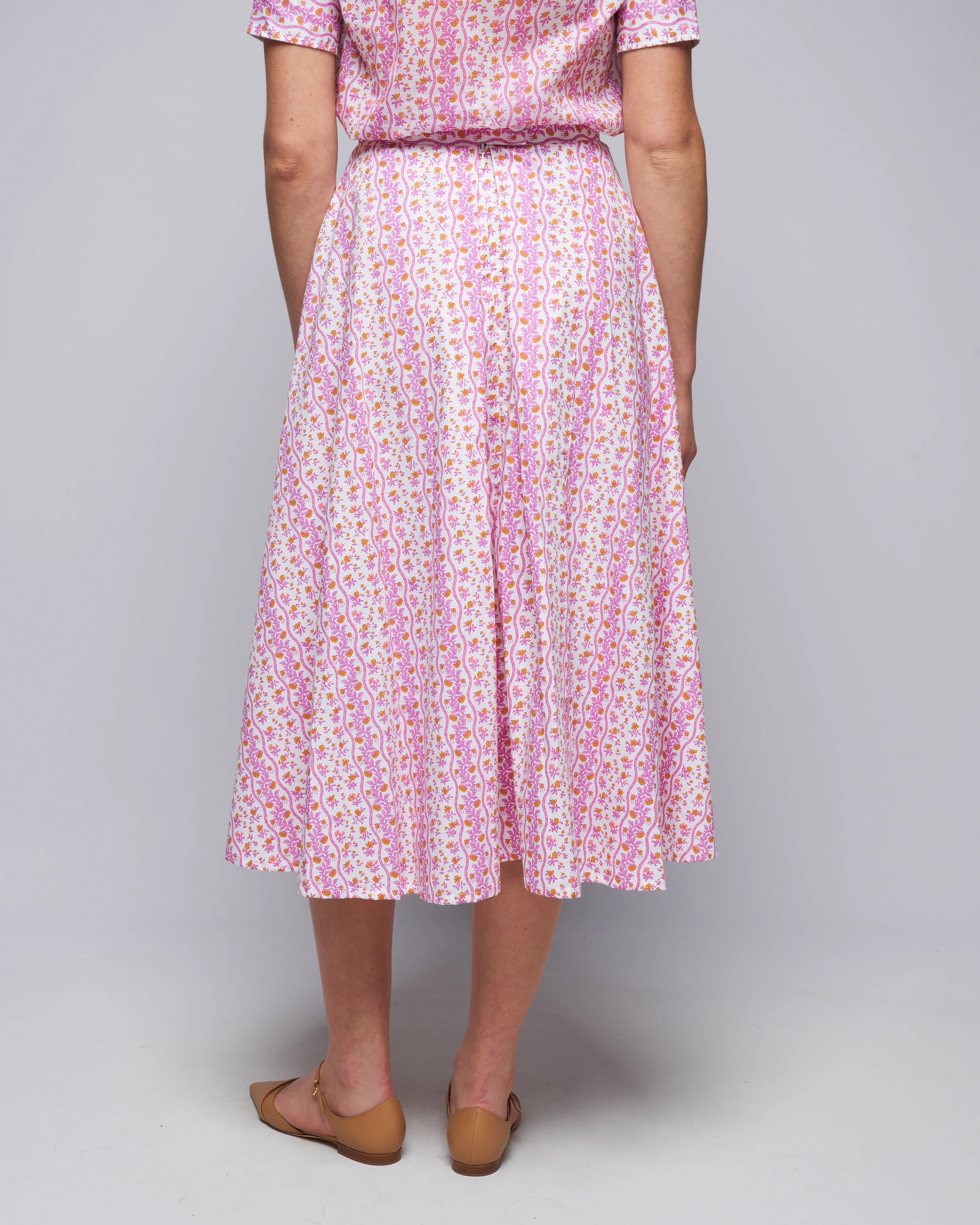wynona skirt - cyclamen/mustard - Image 4
