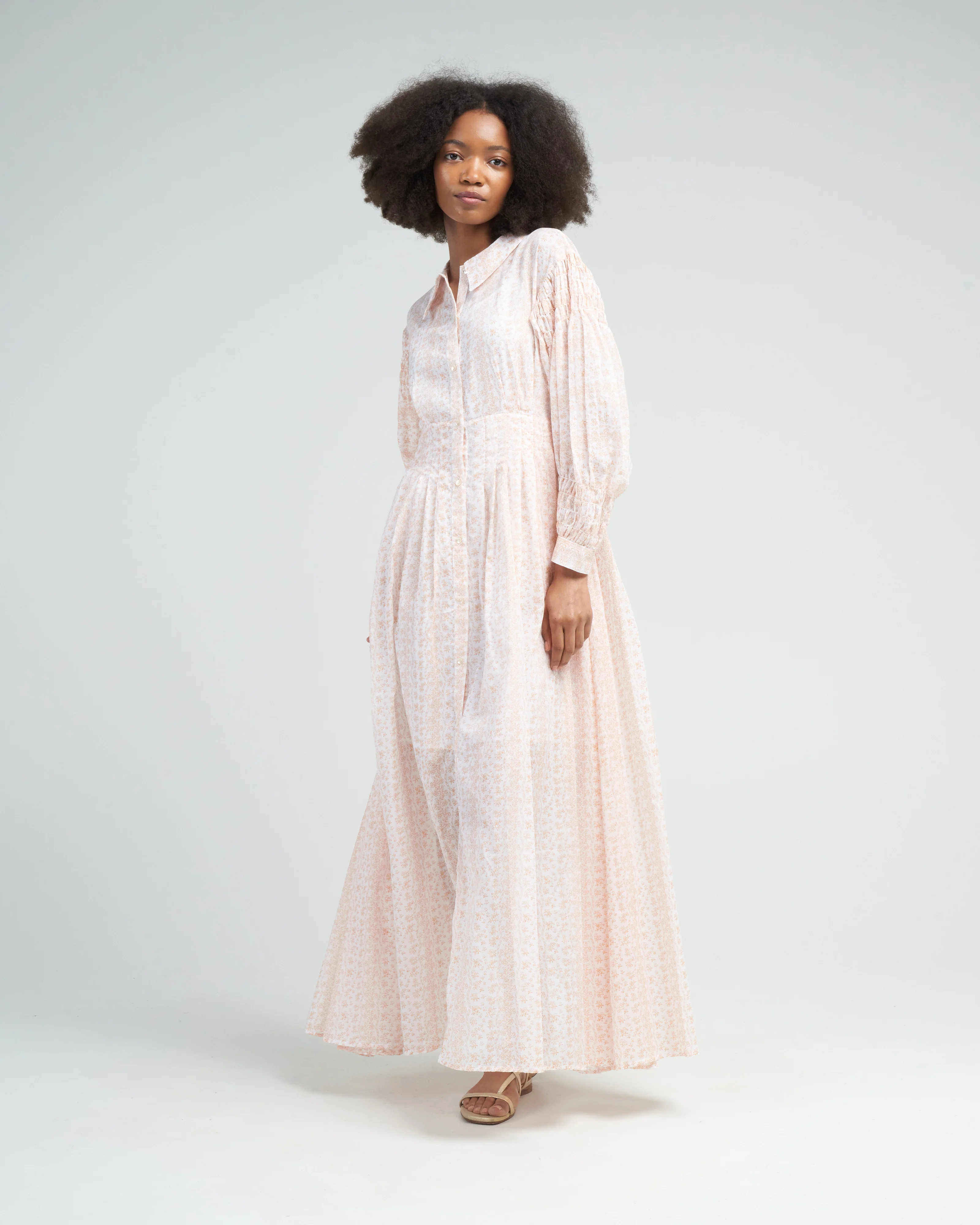 zoe long dress - brandy - Image 2