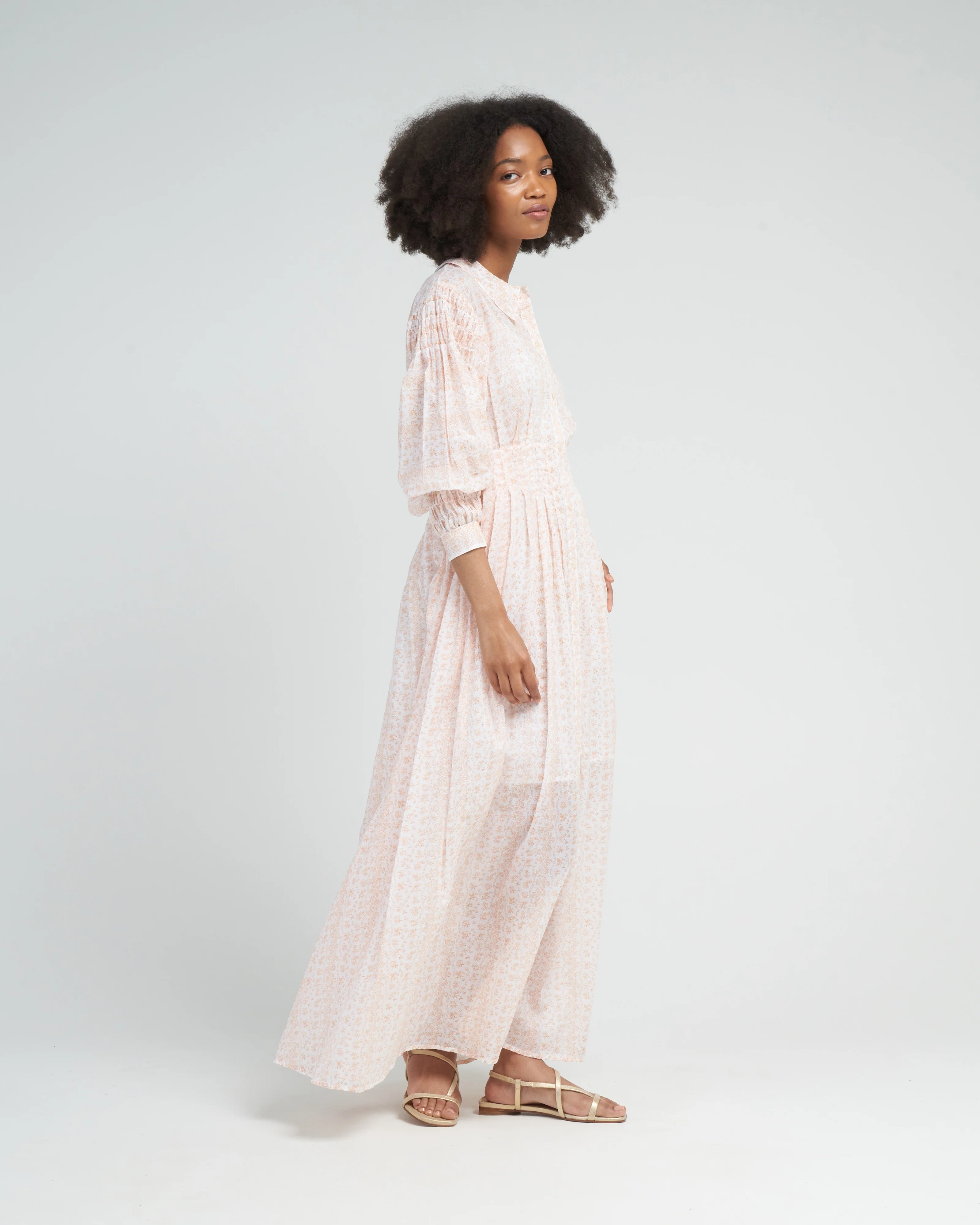 zoe long dress - brandy - Image 3