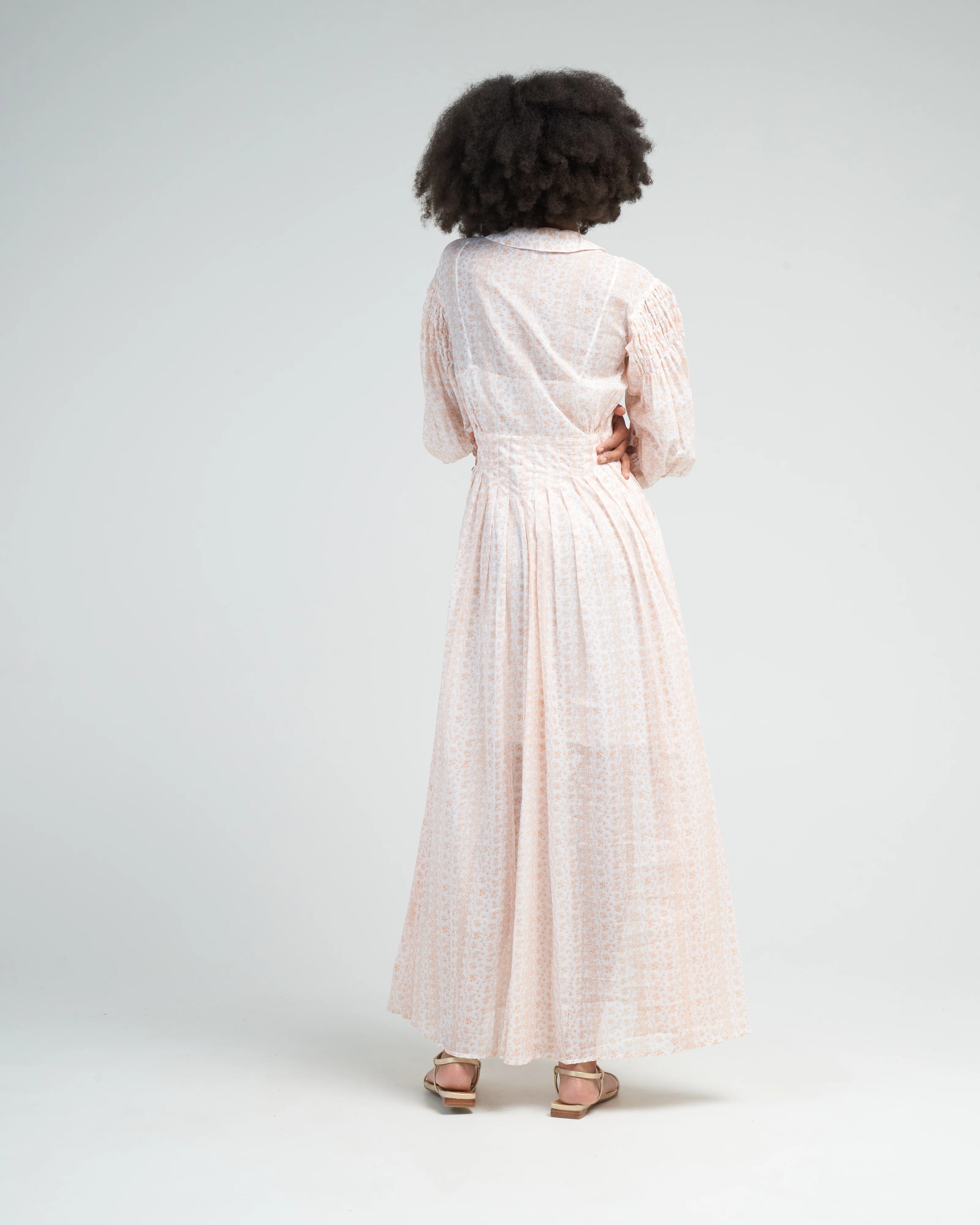 zoe long dress - brandy - Image 4