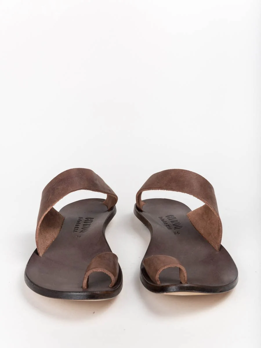thong sandal - dark brown - Image 2