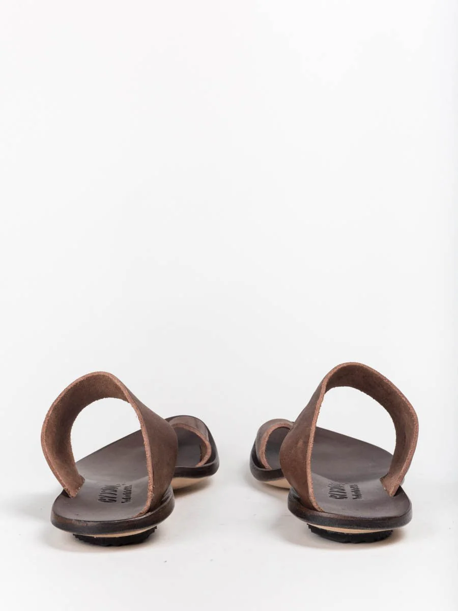 thong sandal - dark brown - Image 3