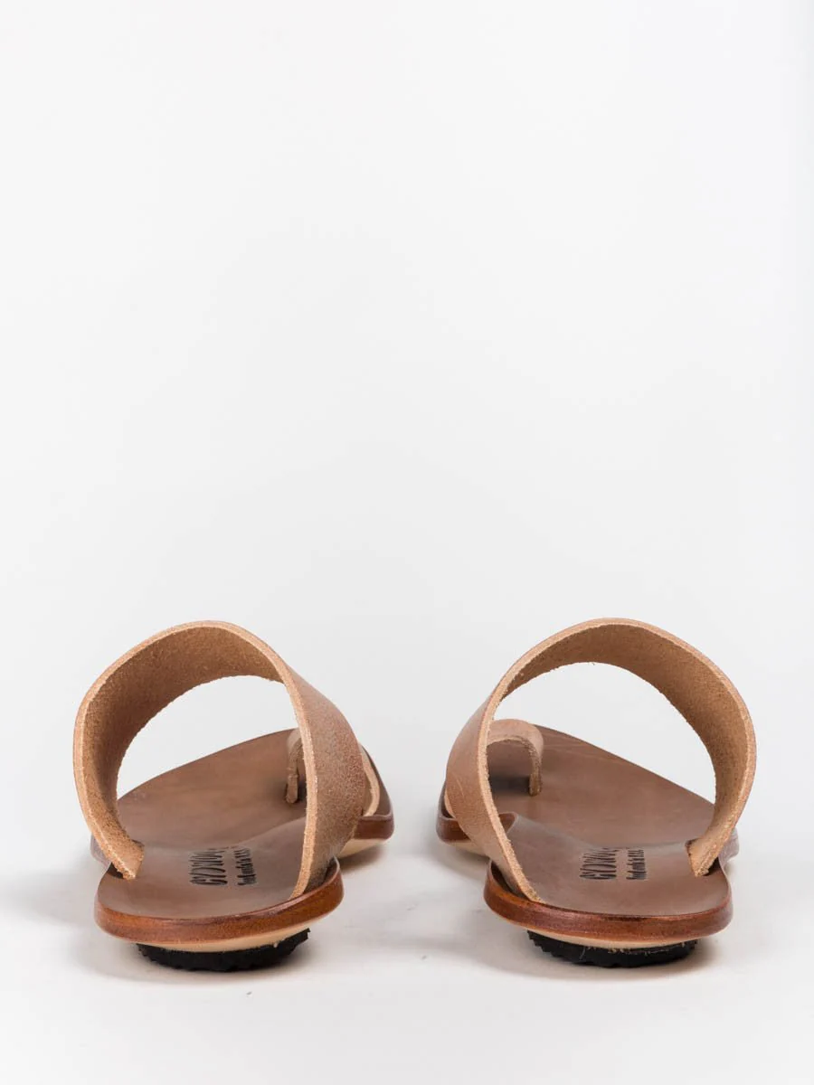 thong sandal - tan sparkle - Image 2
