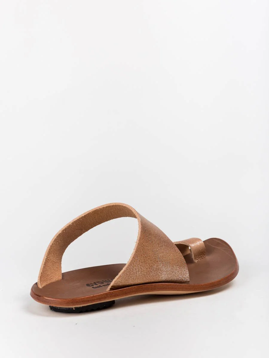 thong sandal - tan sparkle - Image 5