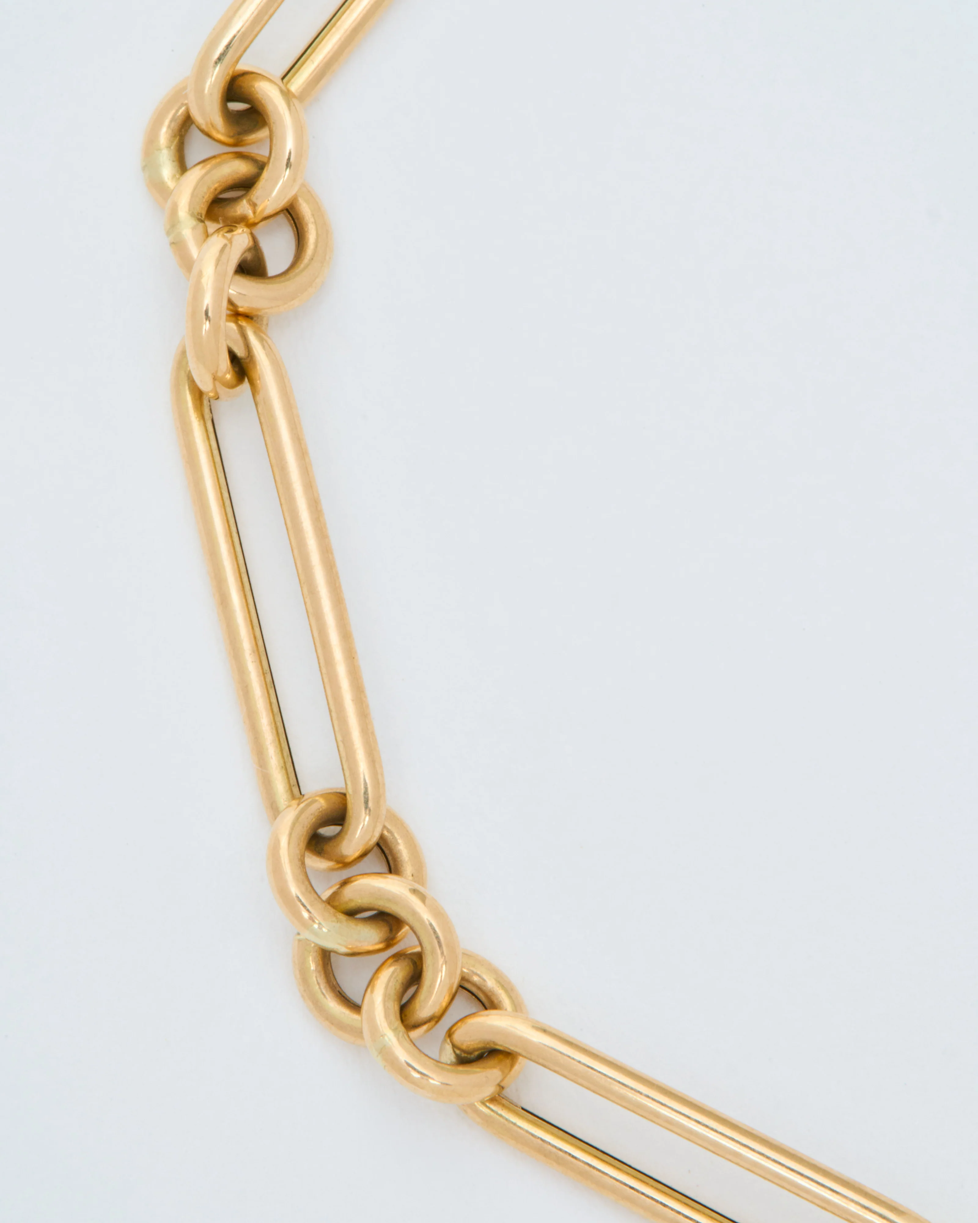 alternating paperclip chain bracelet - Image 2