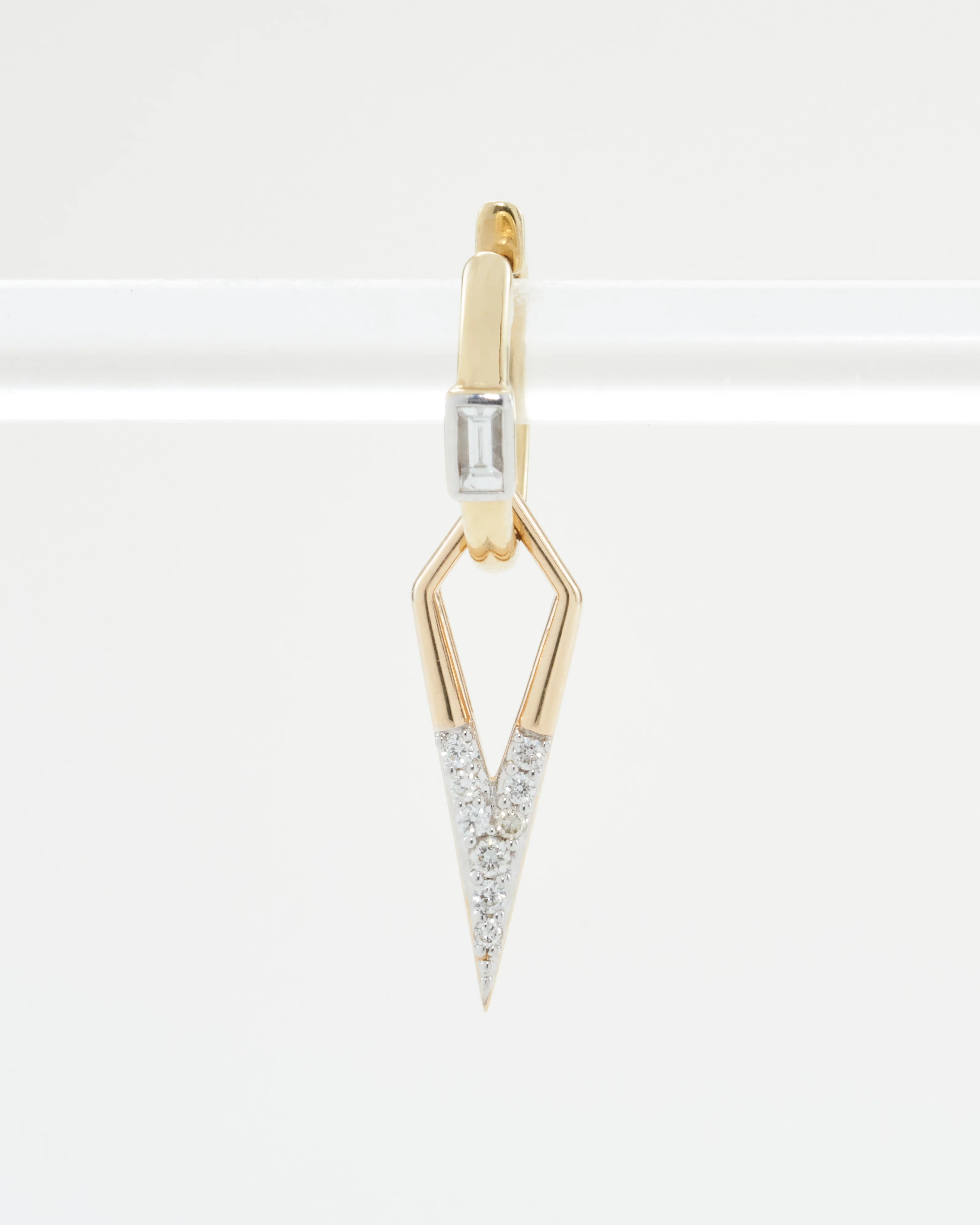 classic baguette huggie hoops - Image 5