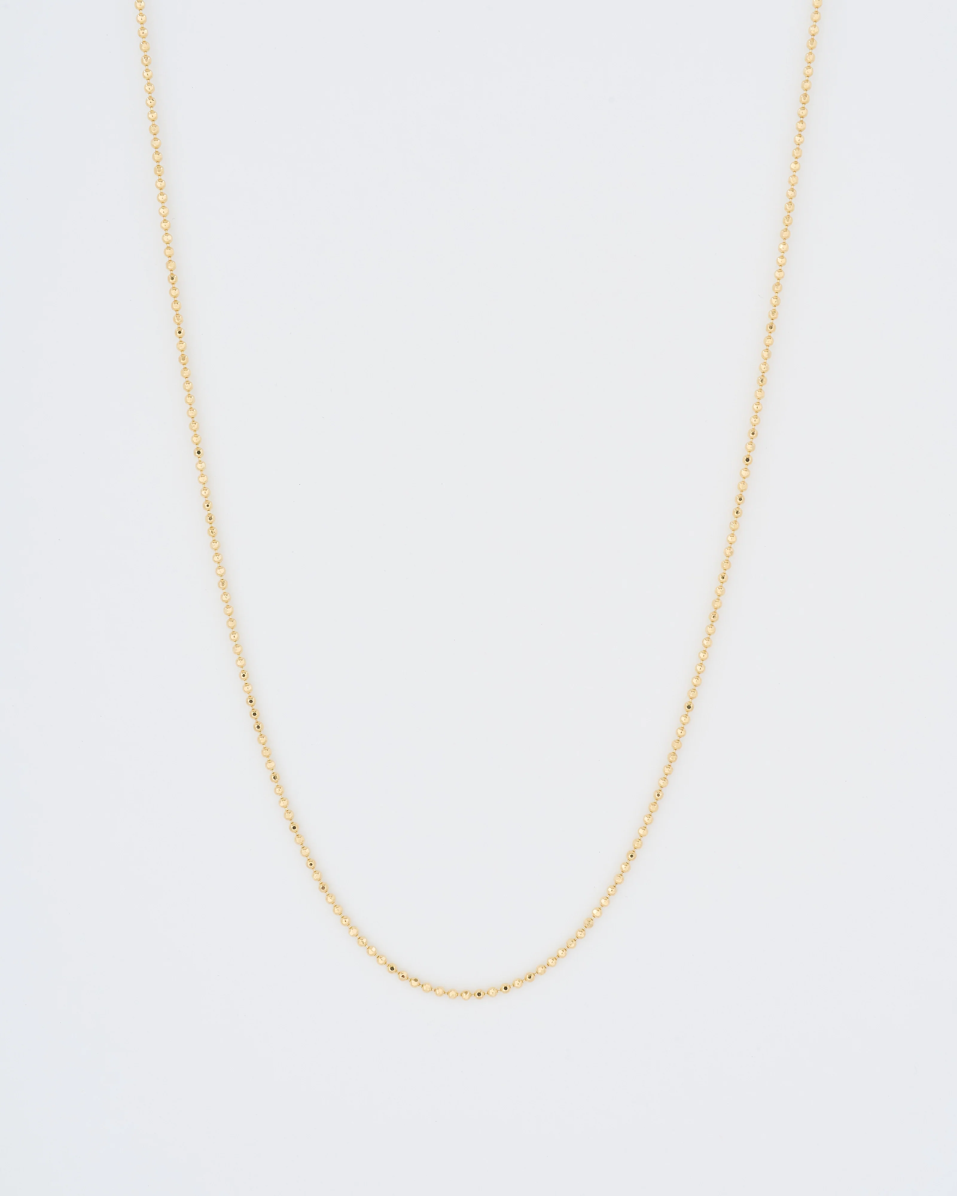 classic small beaded 1.5mm chain - Image 2