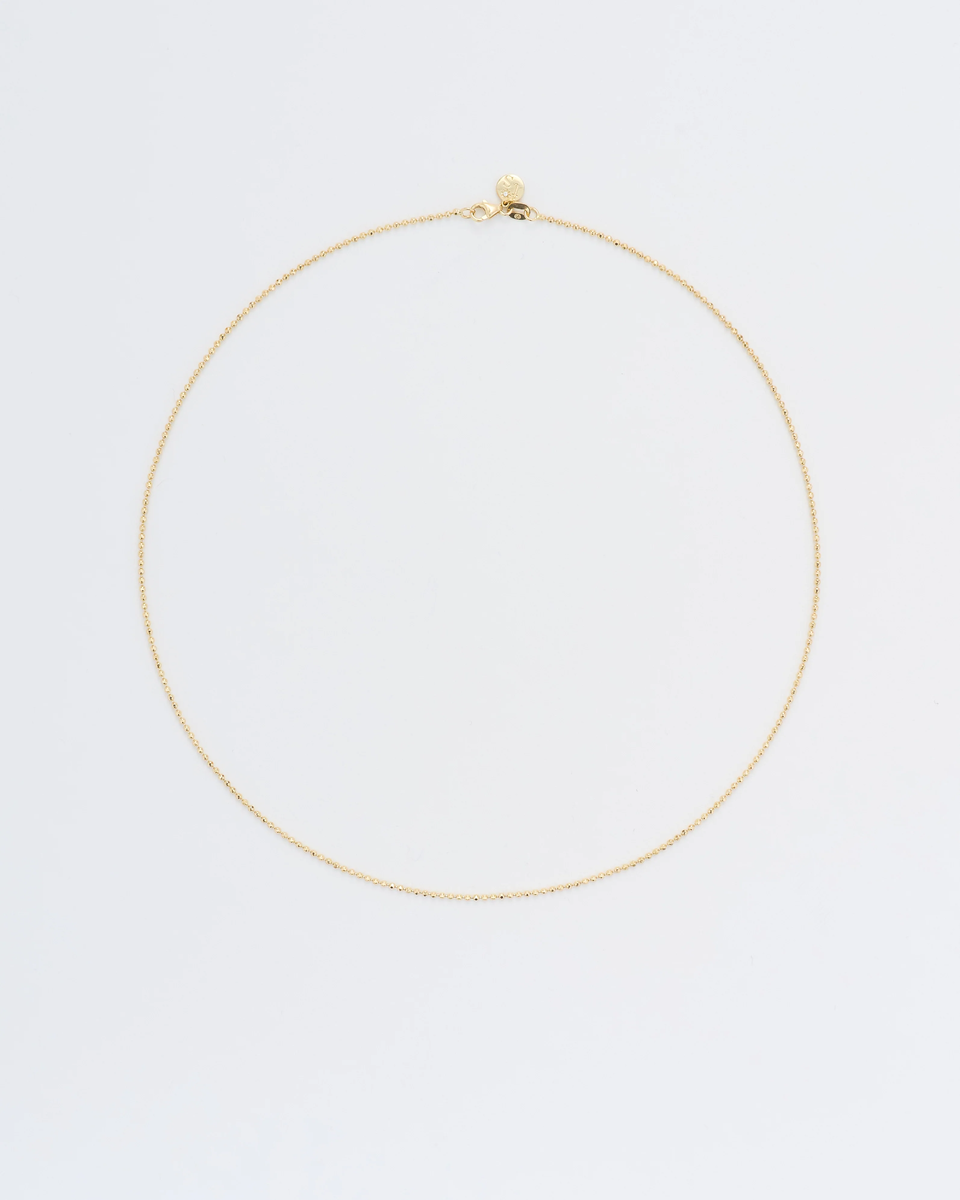 classic small beaded 1.5mm chain - Image 4