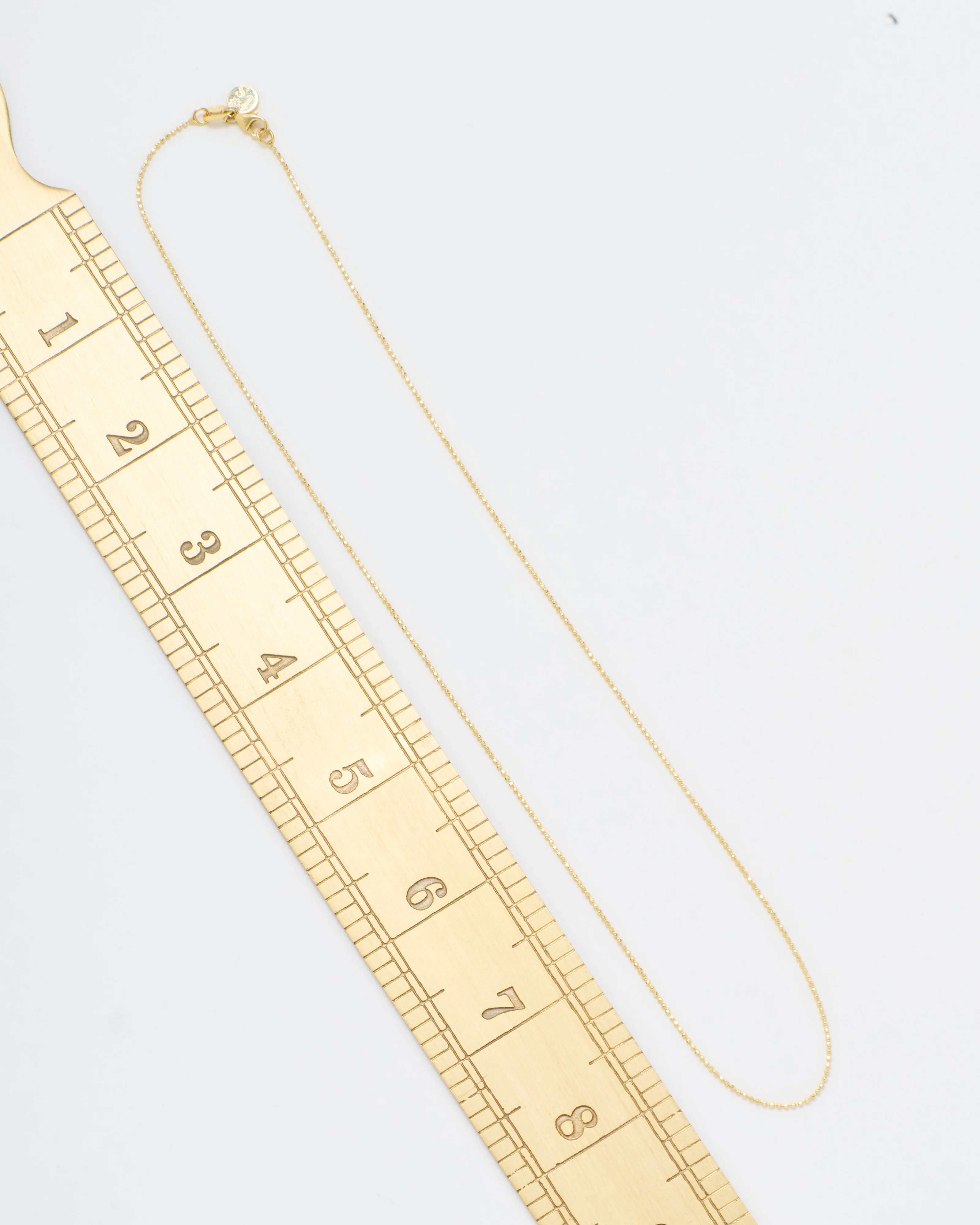 classic tiny beaded 1mm chain - Image 6