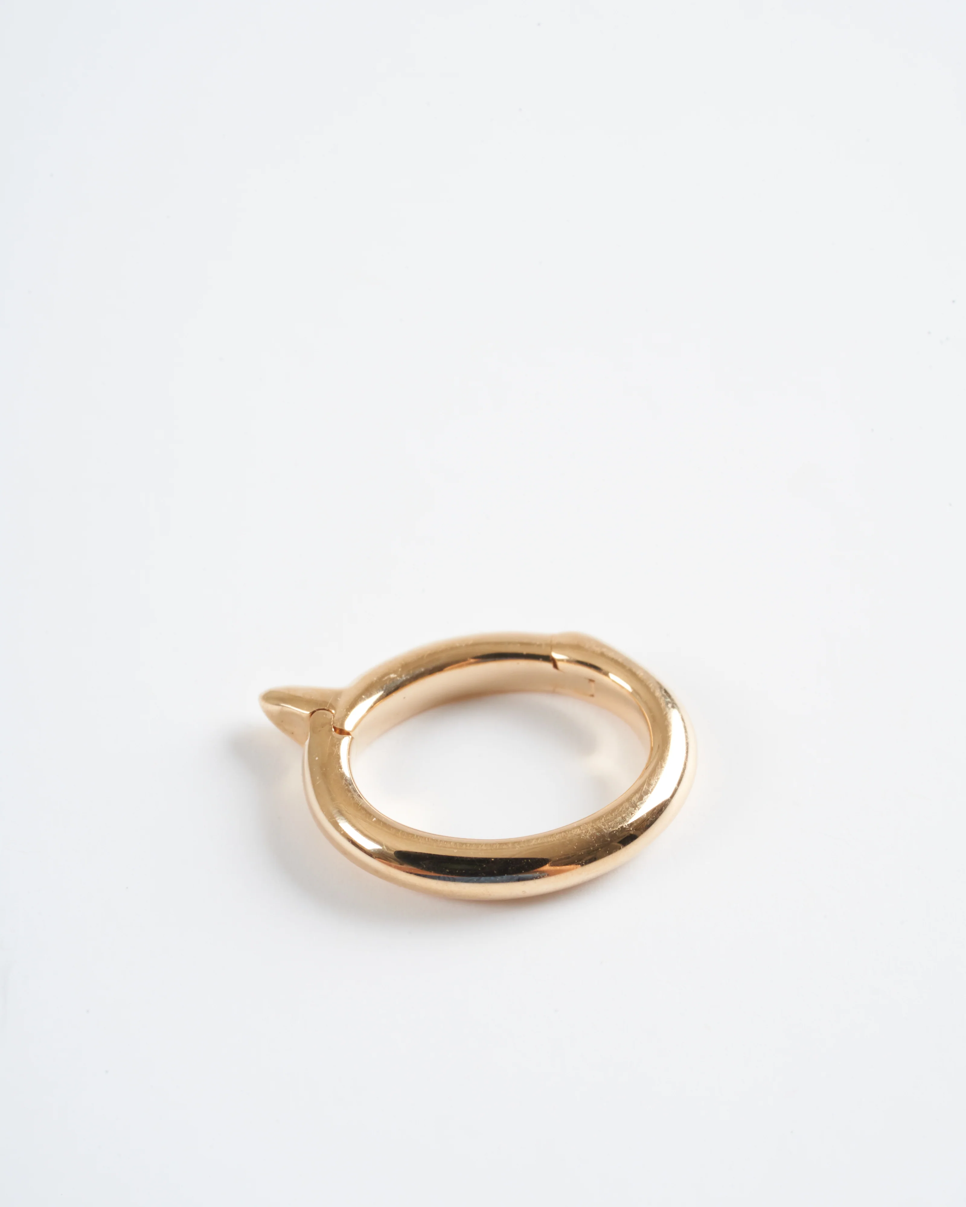 classic small oval bale - gold - Image 3