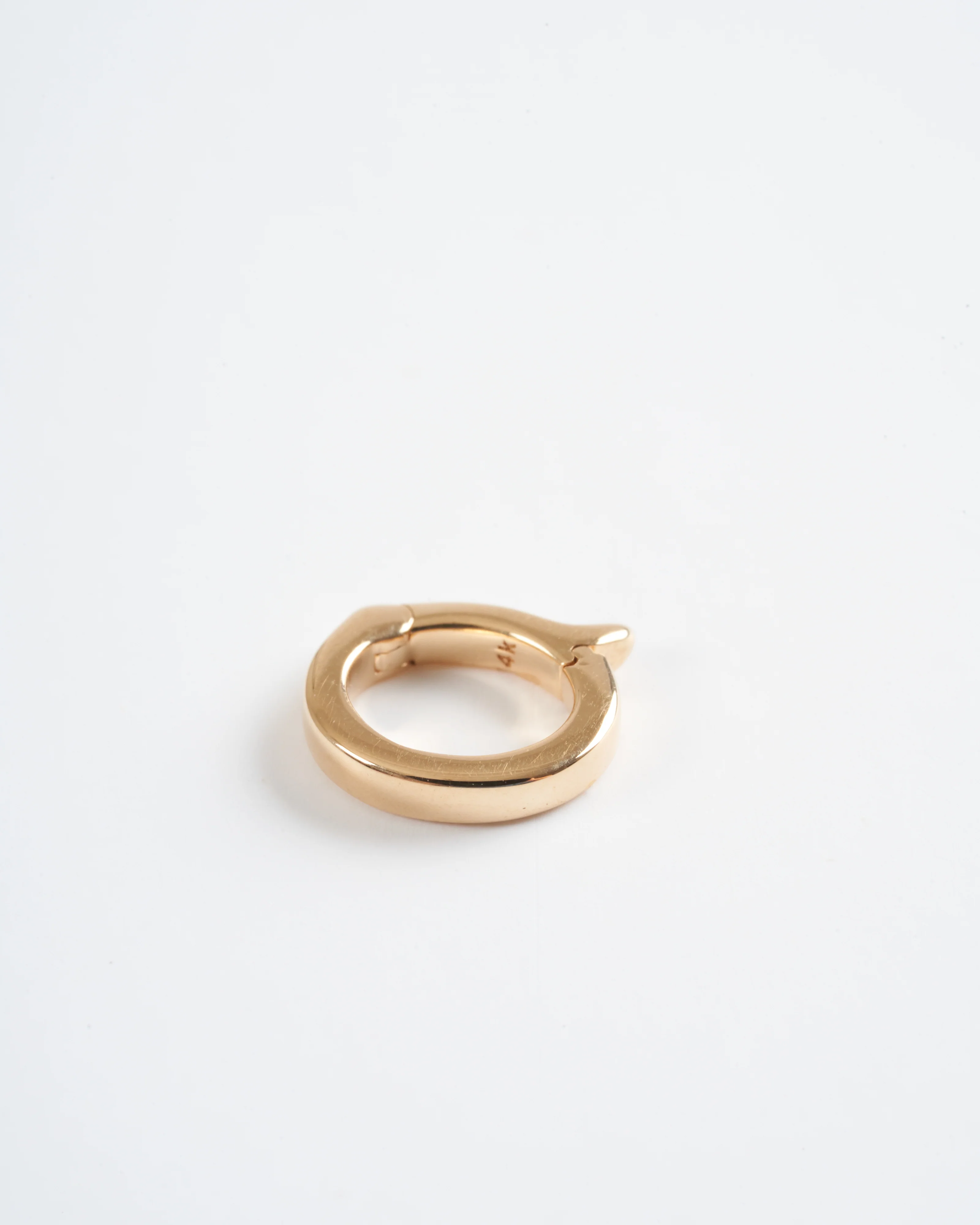 classic tiny oval bale - gold - Image 3