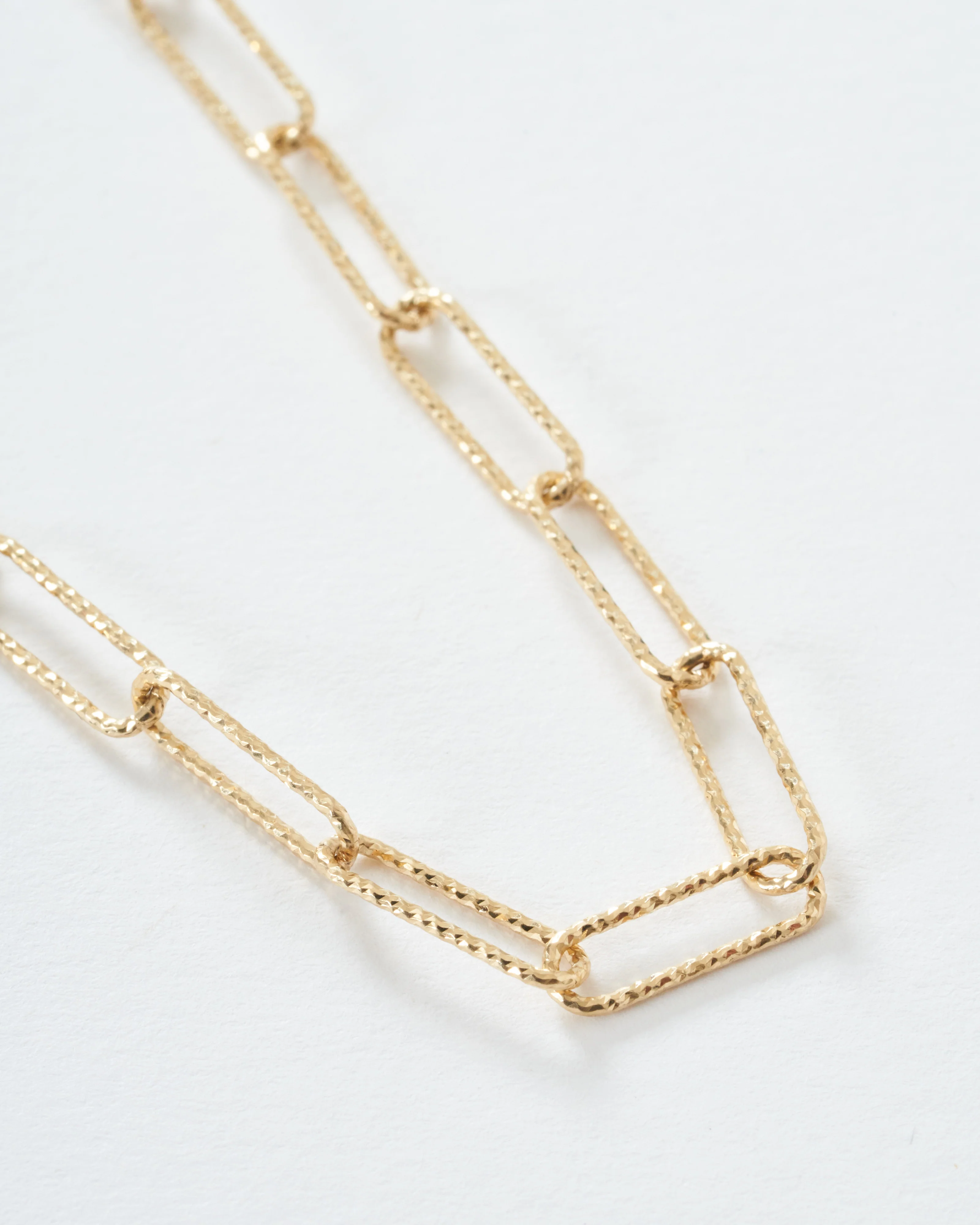 diamond cut paperclip chain - Image 4