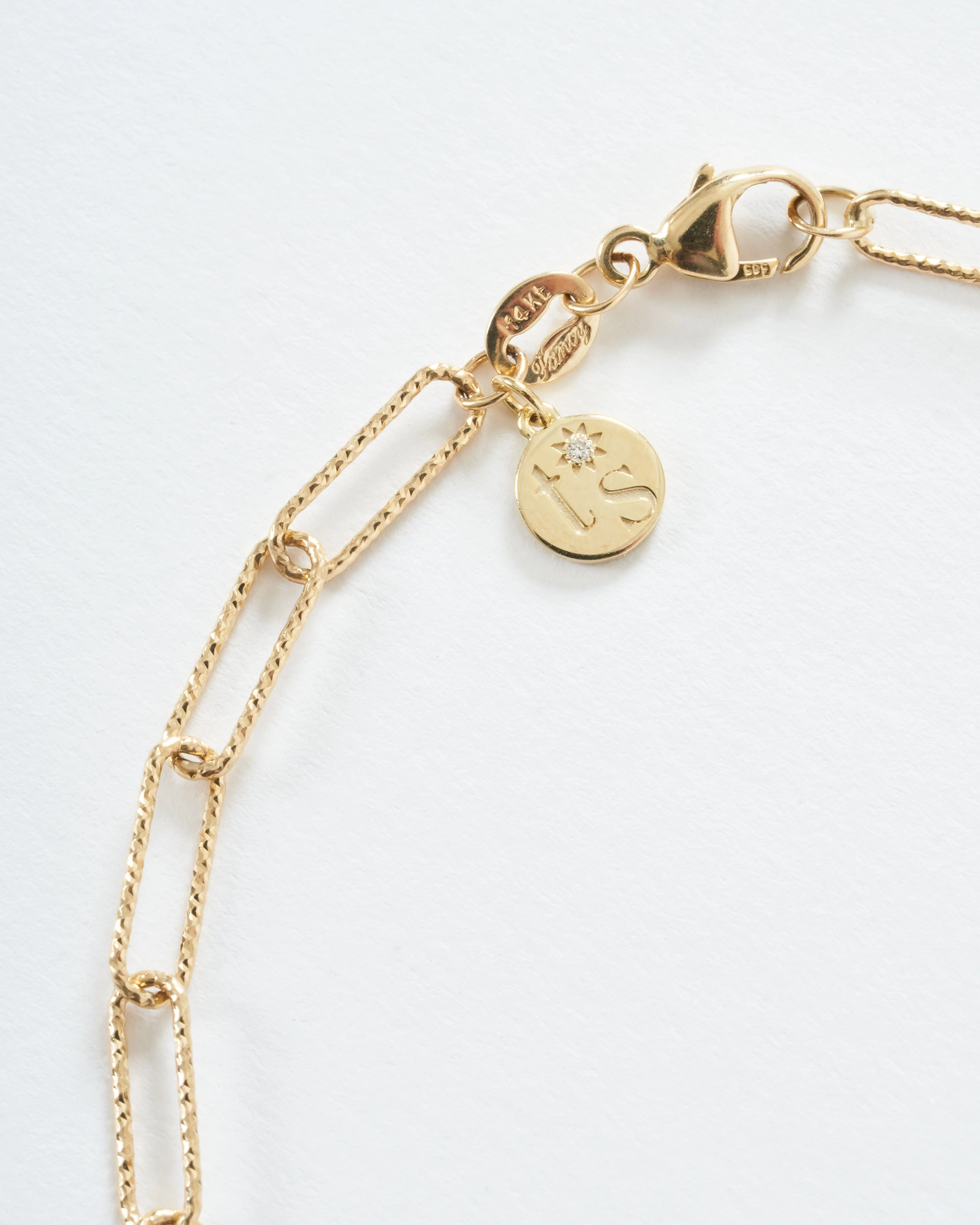 diamond cut paperclip chain - Image 5