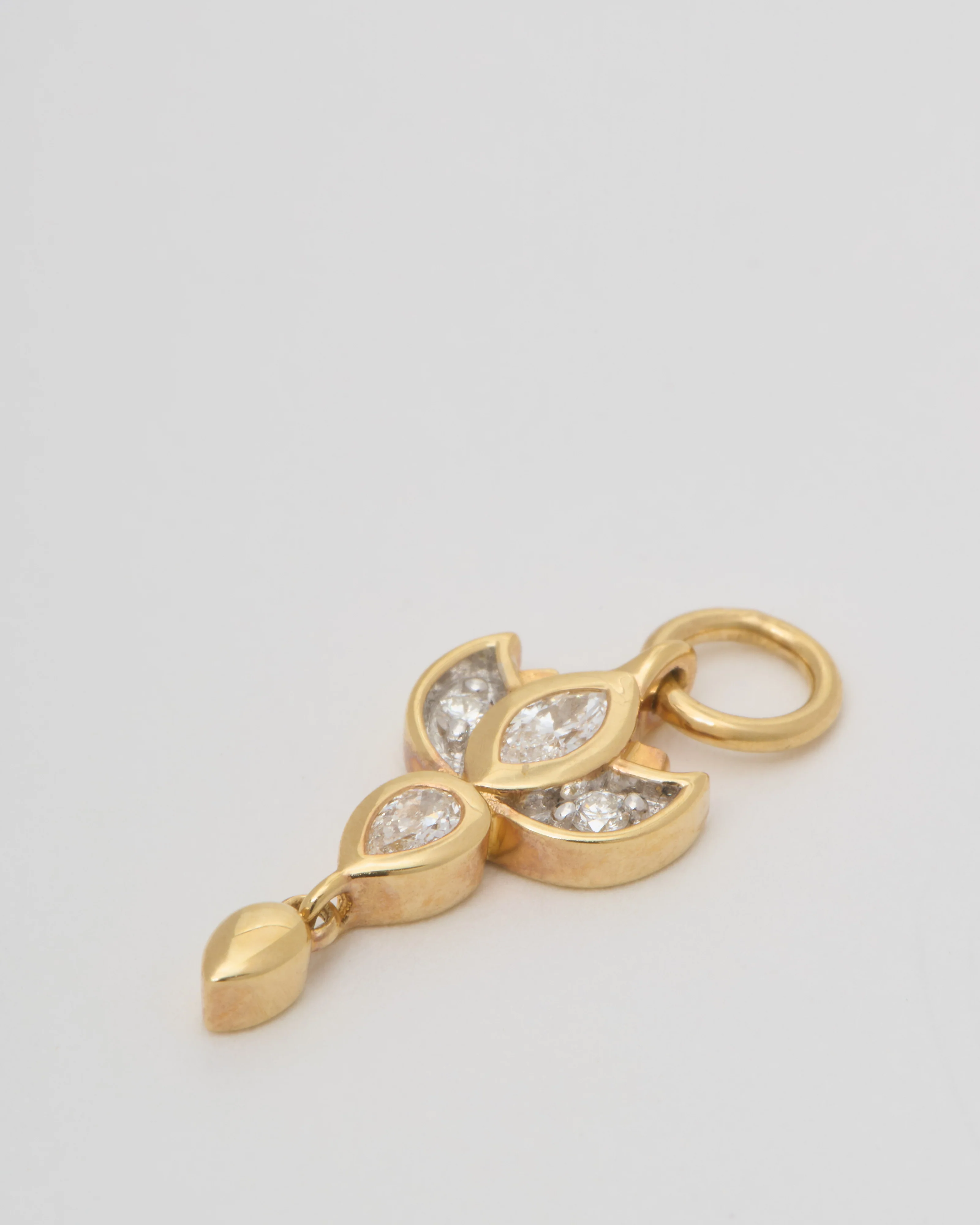 diamond lotus flower charm - Image 2