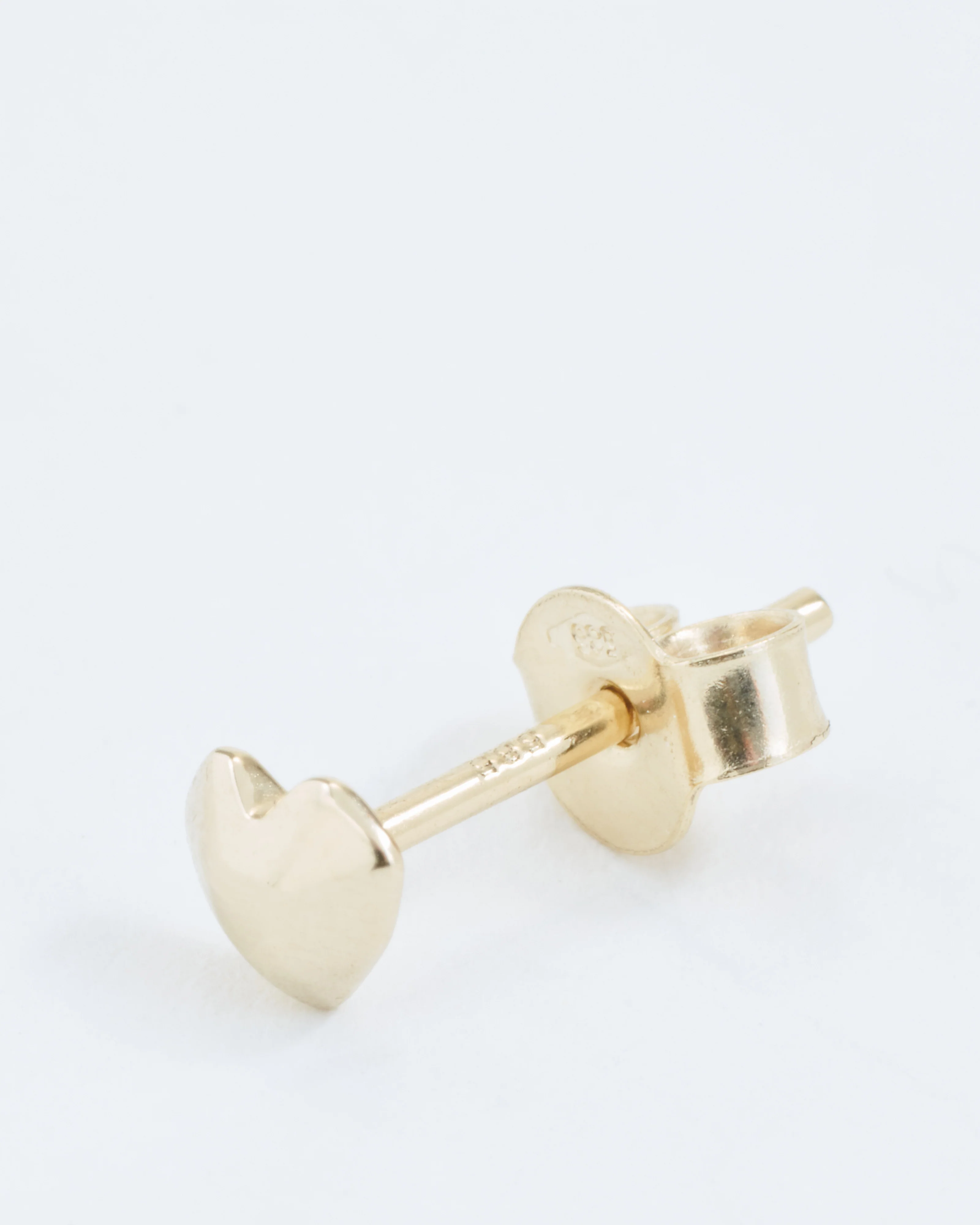 engraved heart stud - Image 2