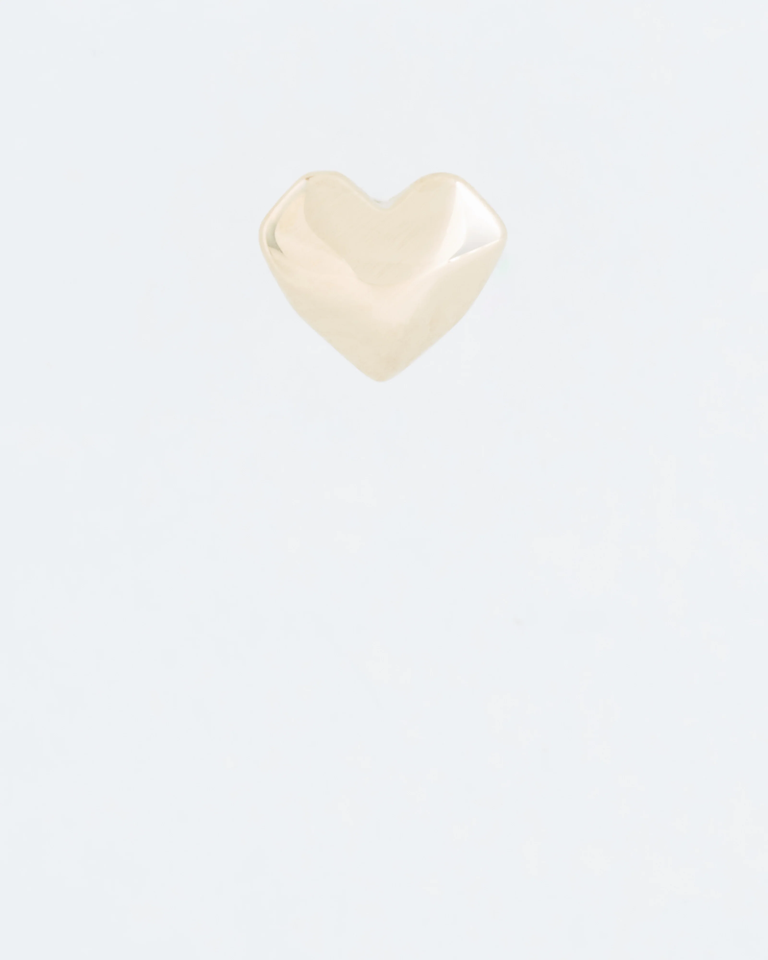 engraved heart stud - Image 3