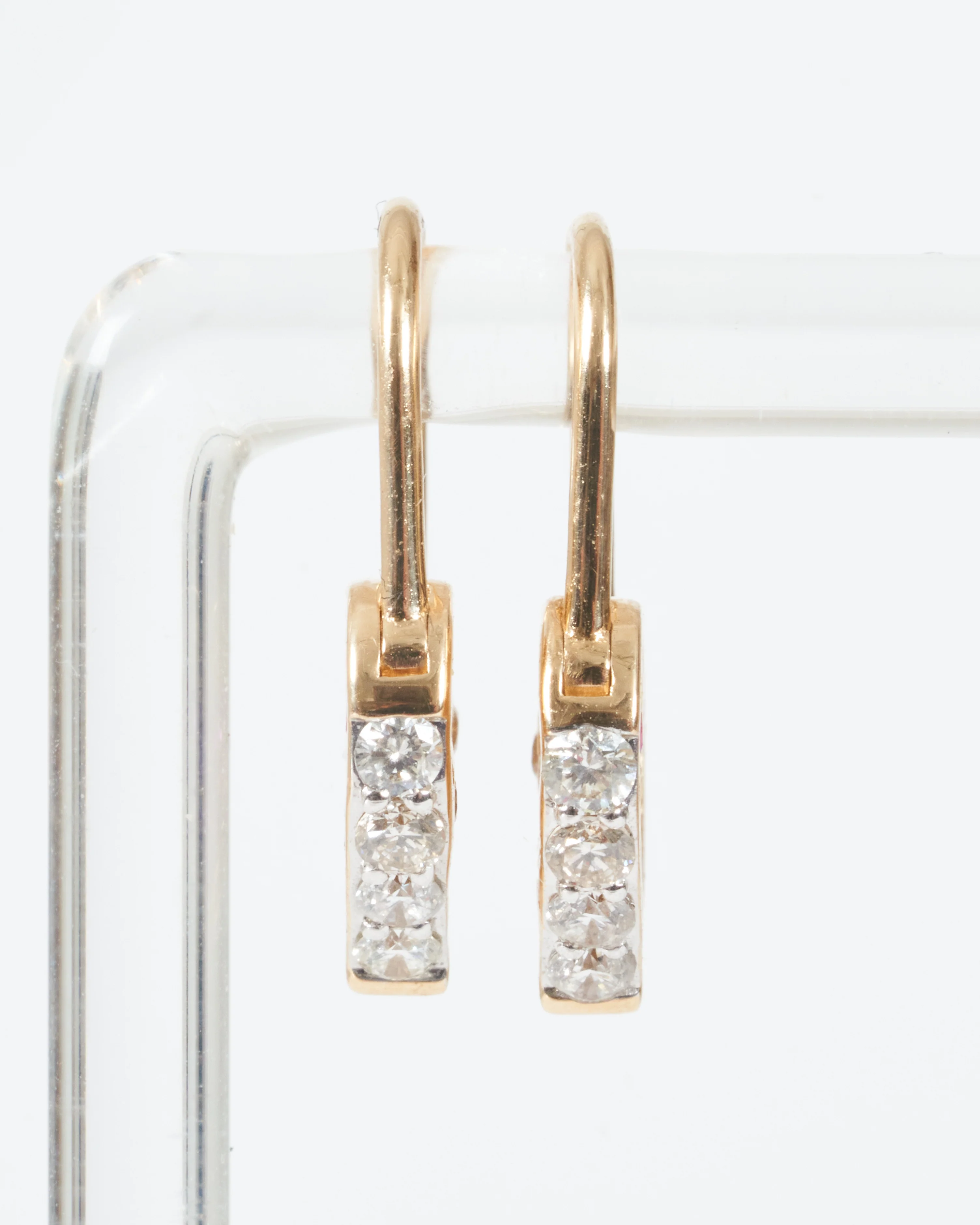 heart lock hoop earrings - Image 4