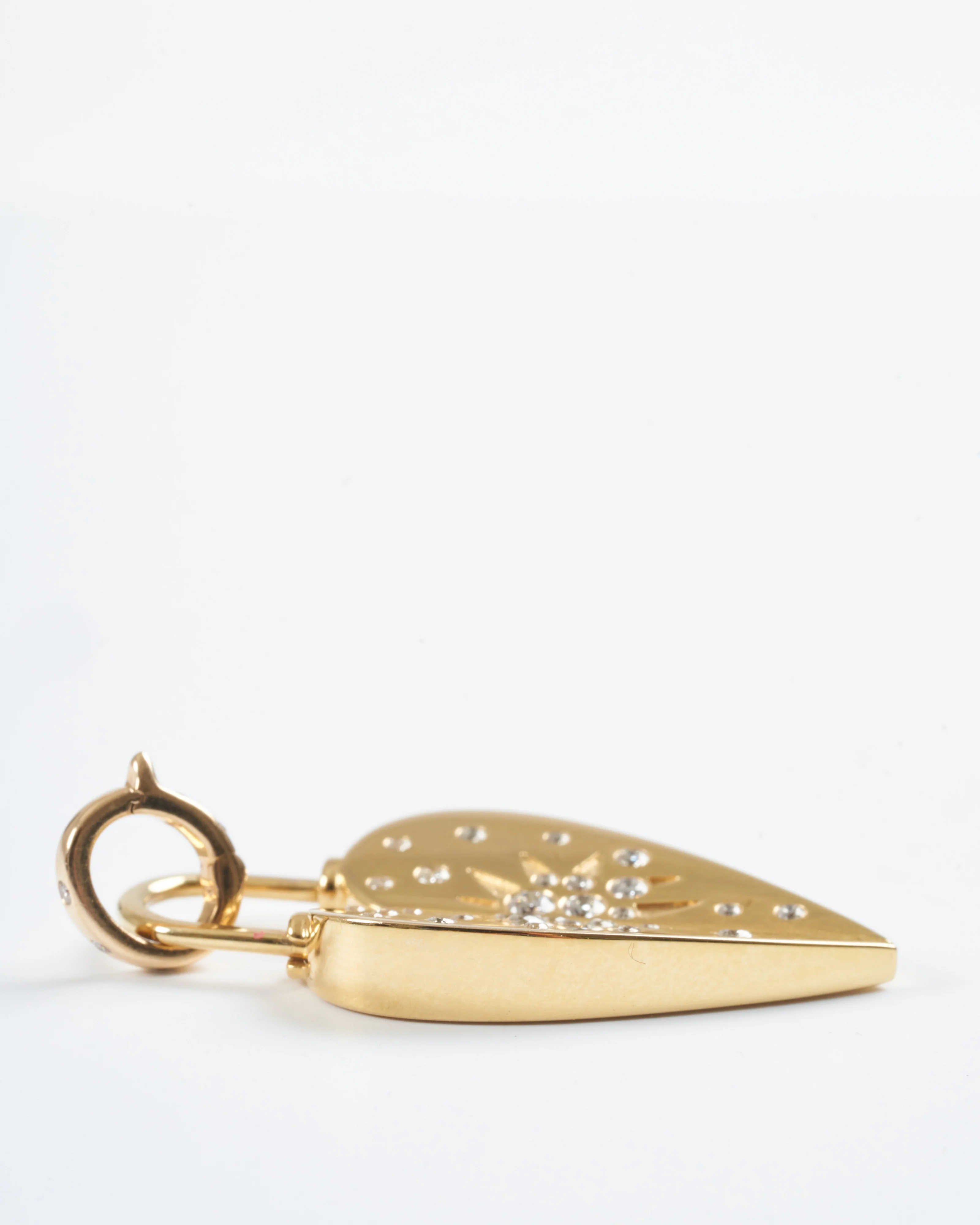 love explosion heart pendant - gold/diamonds - Image 4