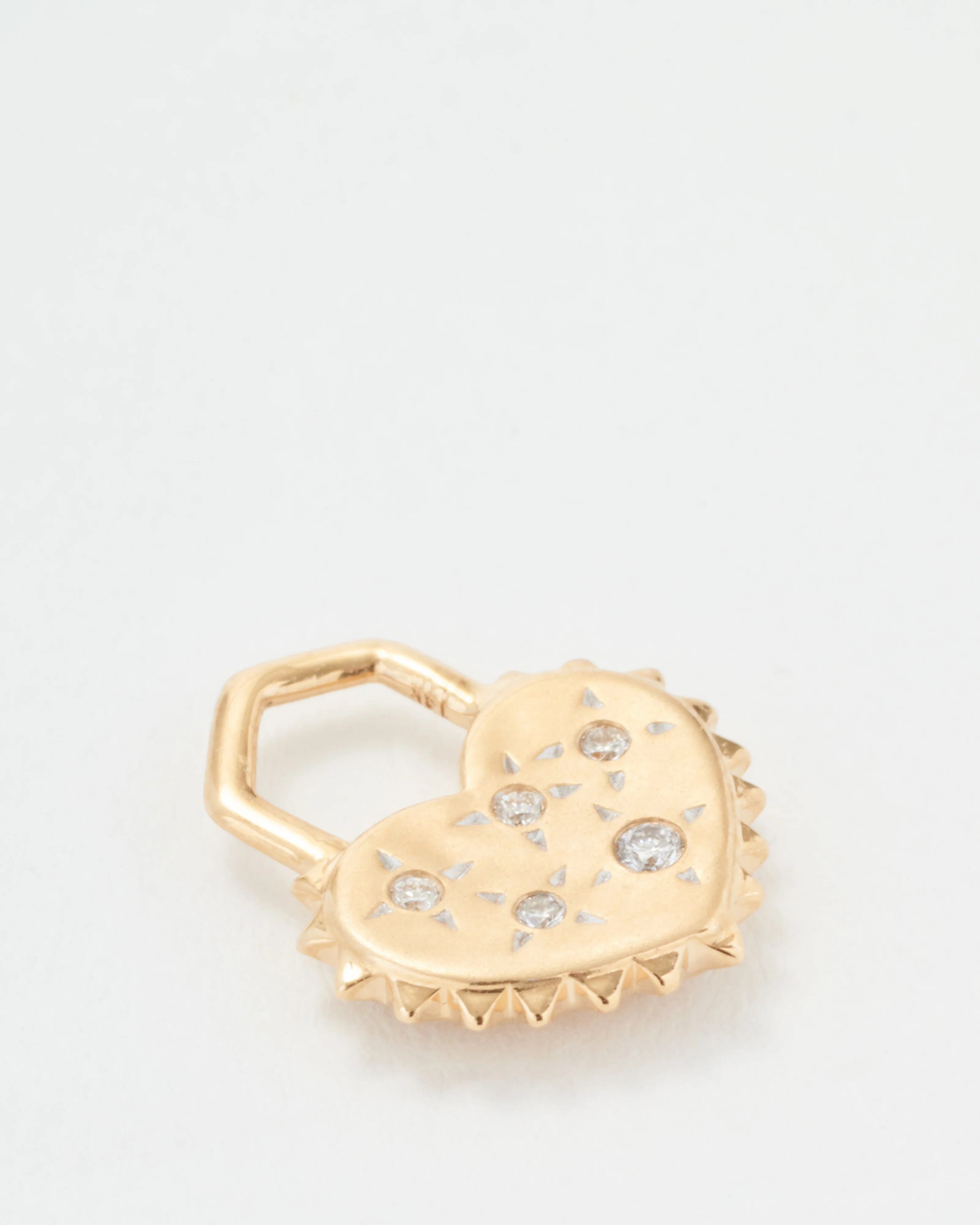 love explosion tiny spiky heart charm - Image 4