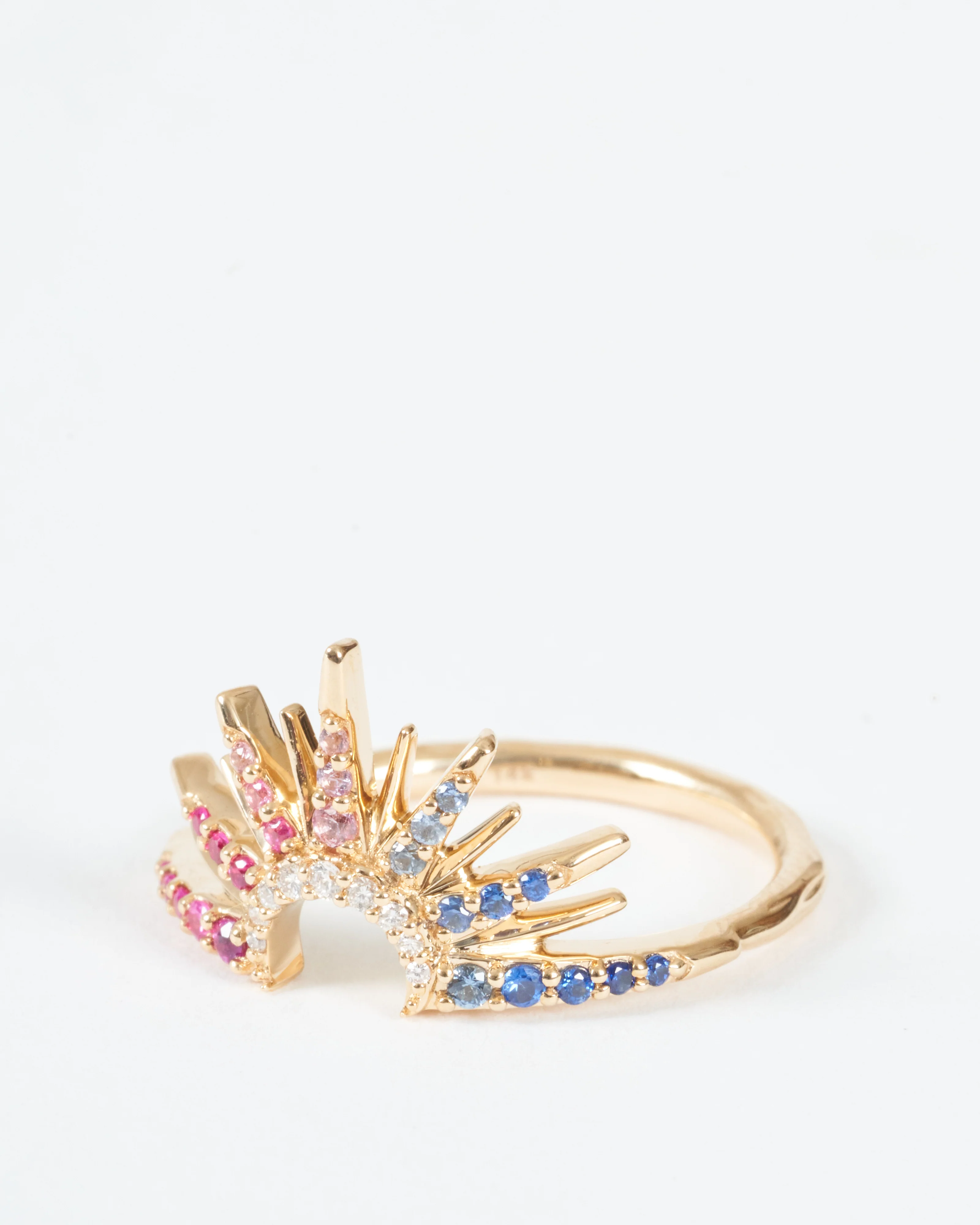 make a wish sunrise sunset ring - gold/multi - Image 3