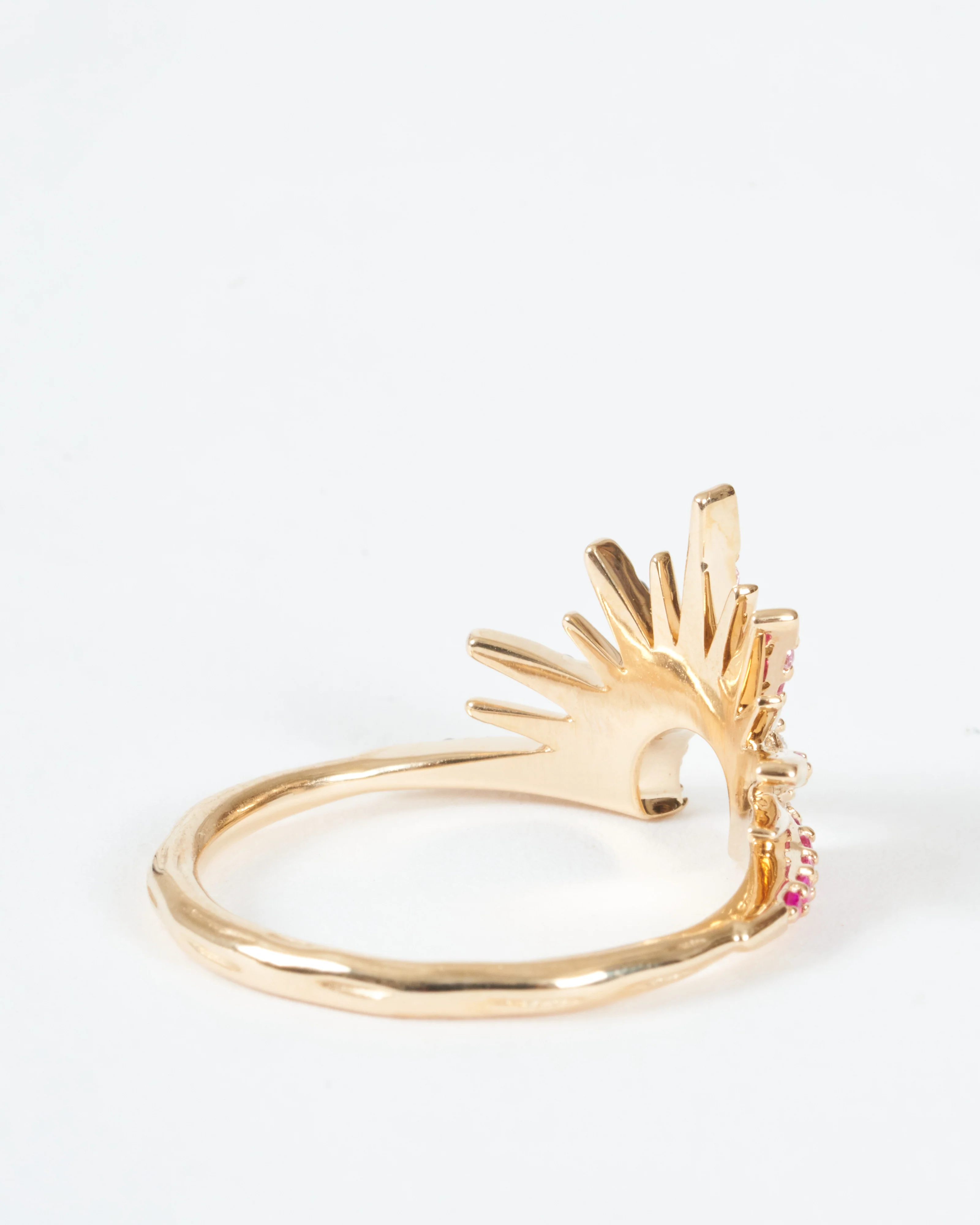 make a wish sunrise sunset ring - gold/multi - Image 4