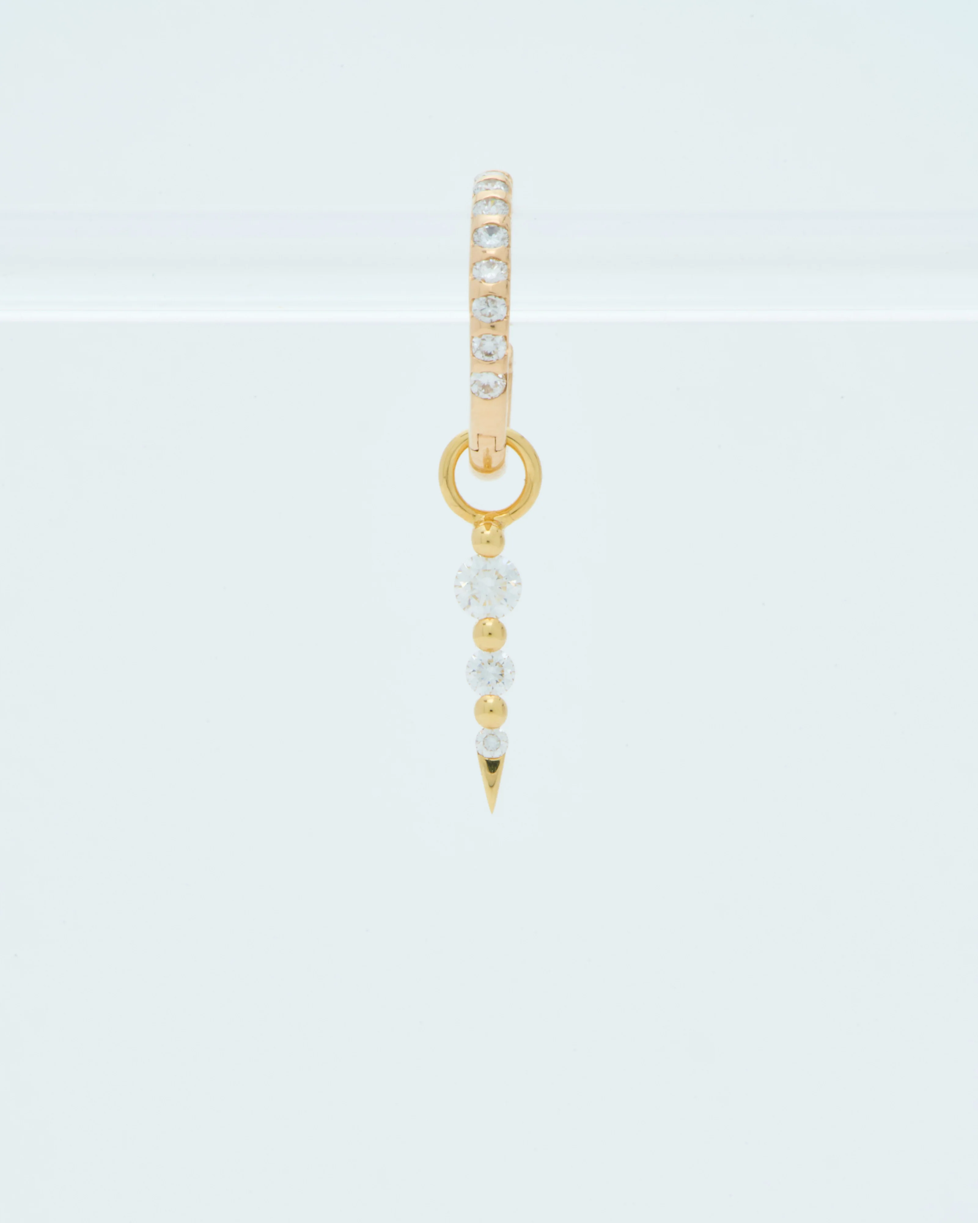 medium diamond dagger charm - Image 2