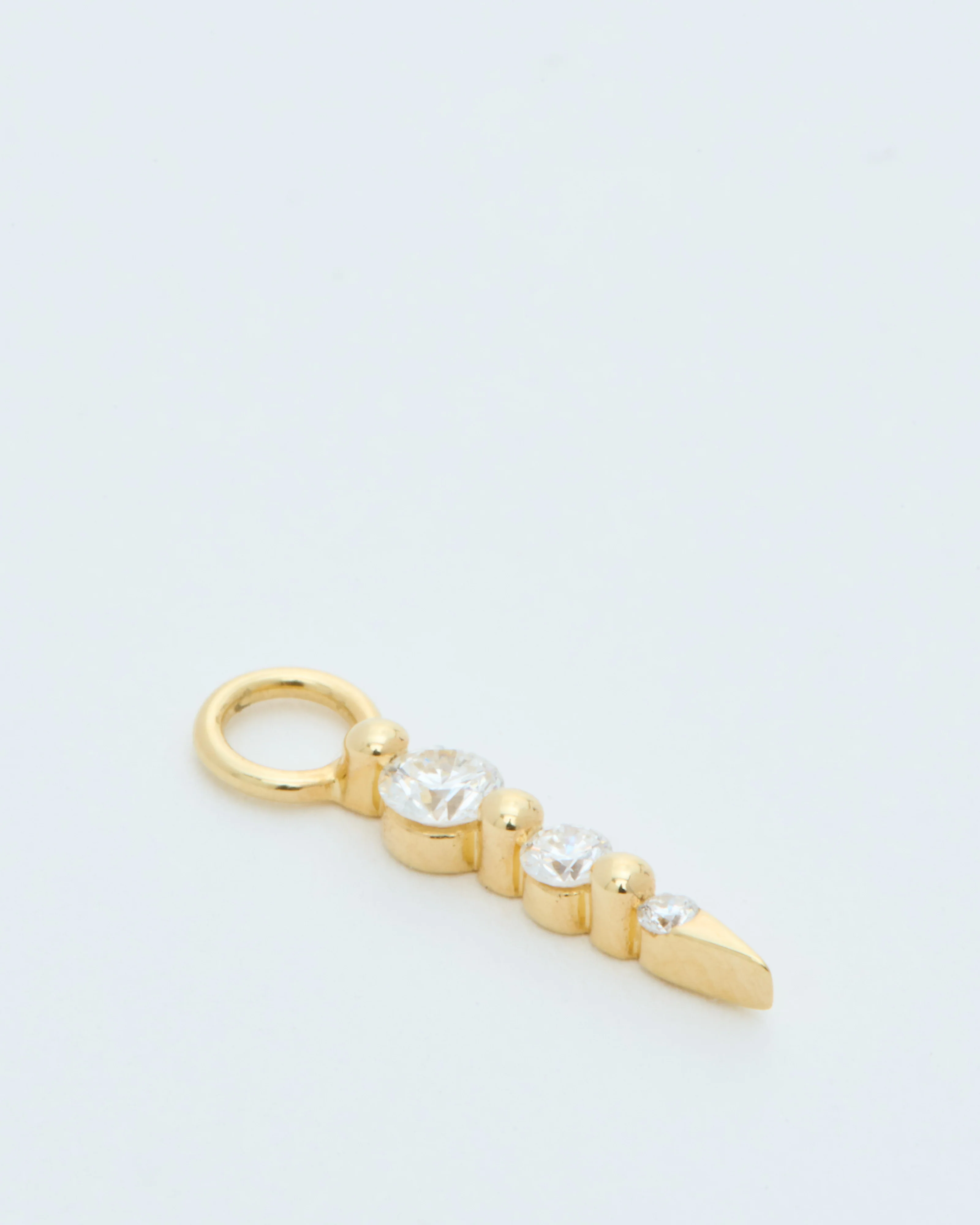 medium diamond dagger charm - Image 3