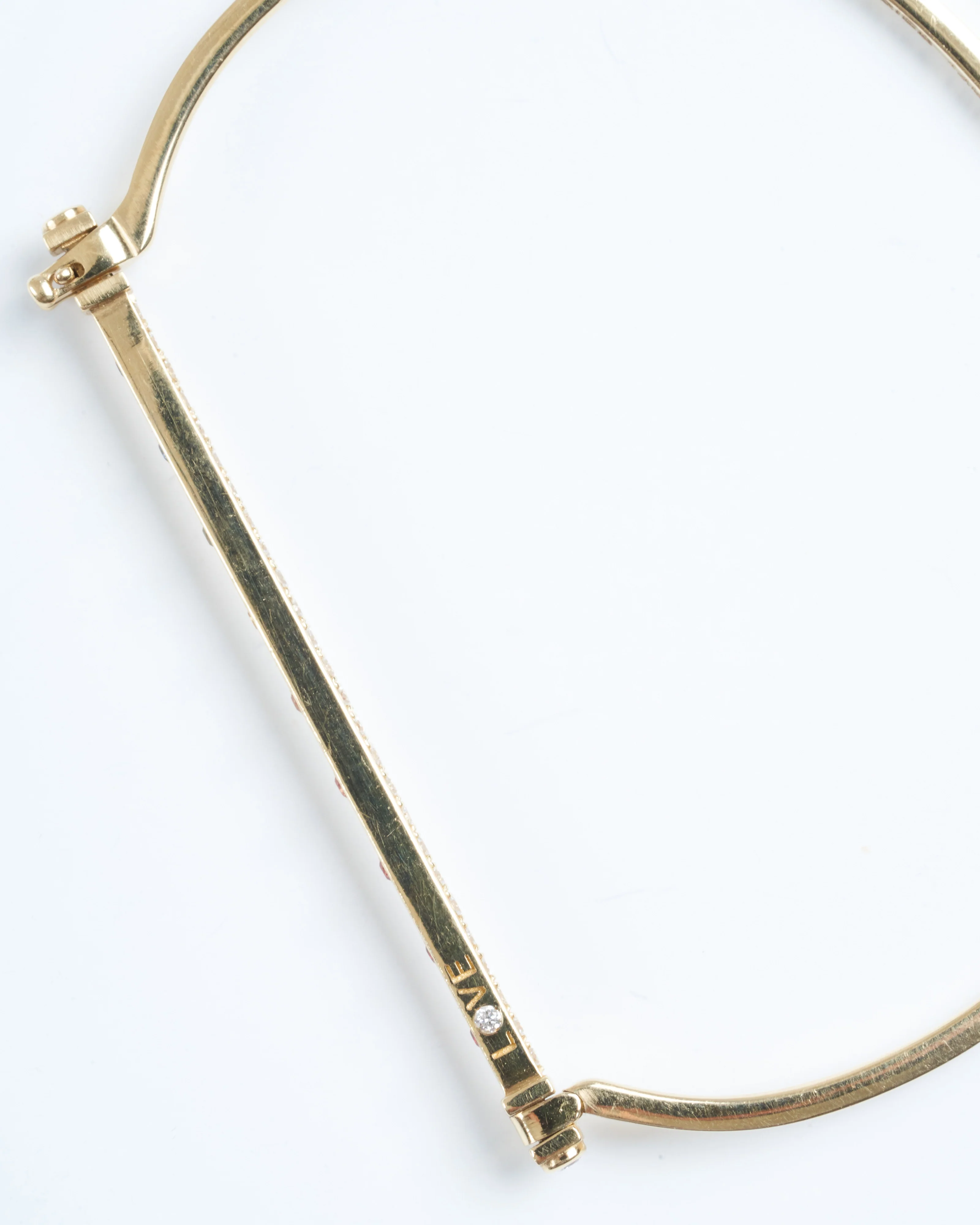 narrow love flip bangle - Image 4