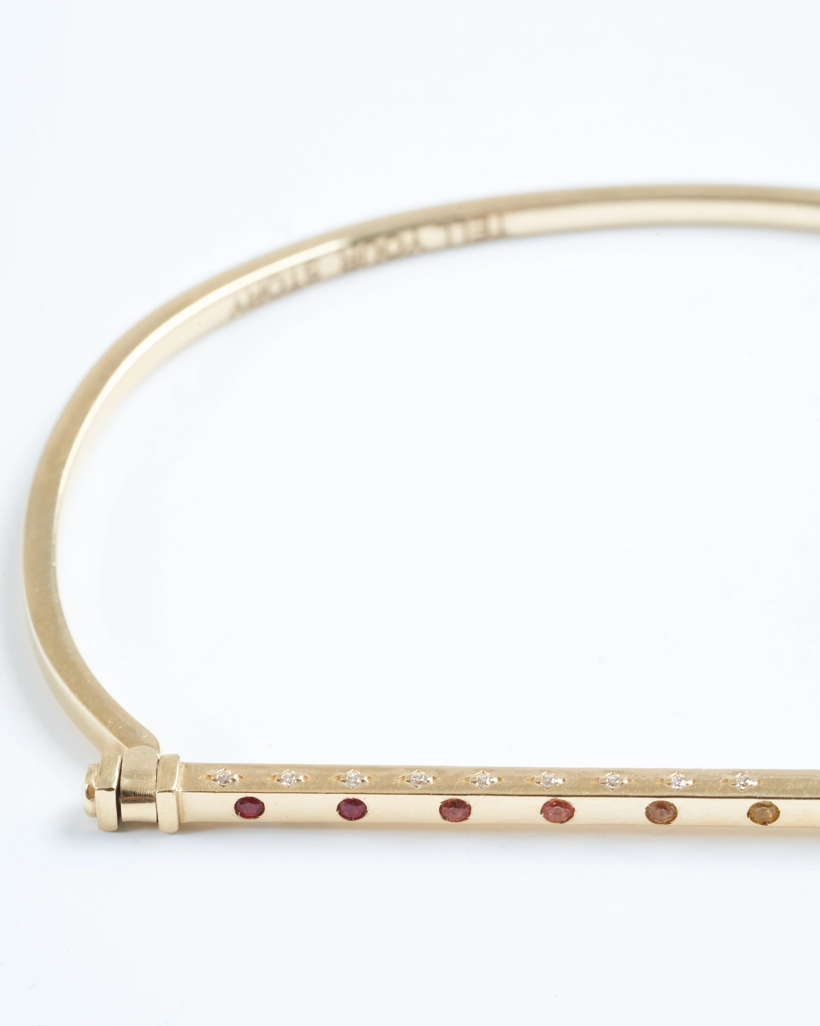 narrow love flip bangle - Image 5