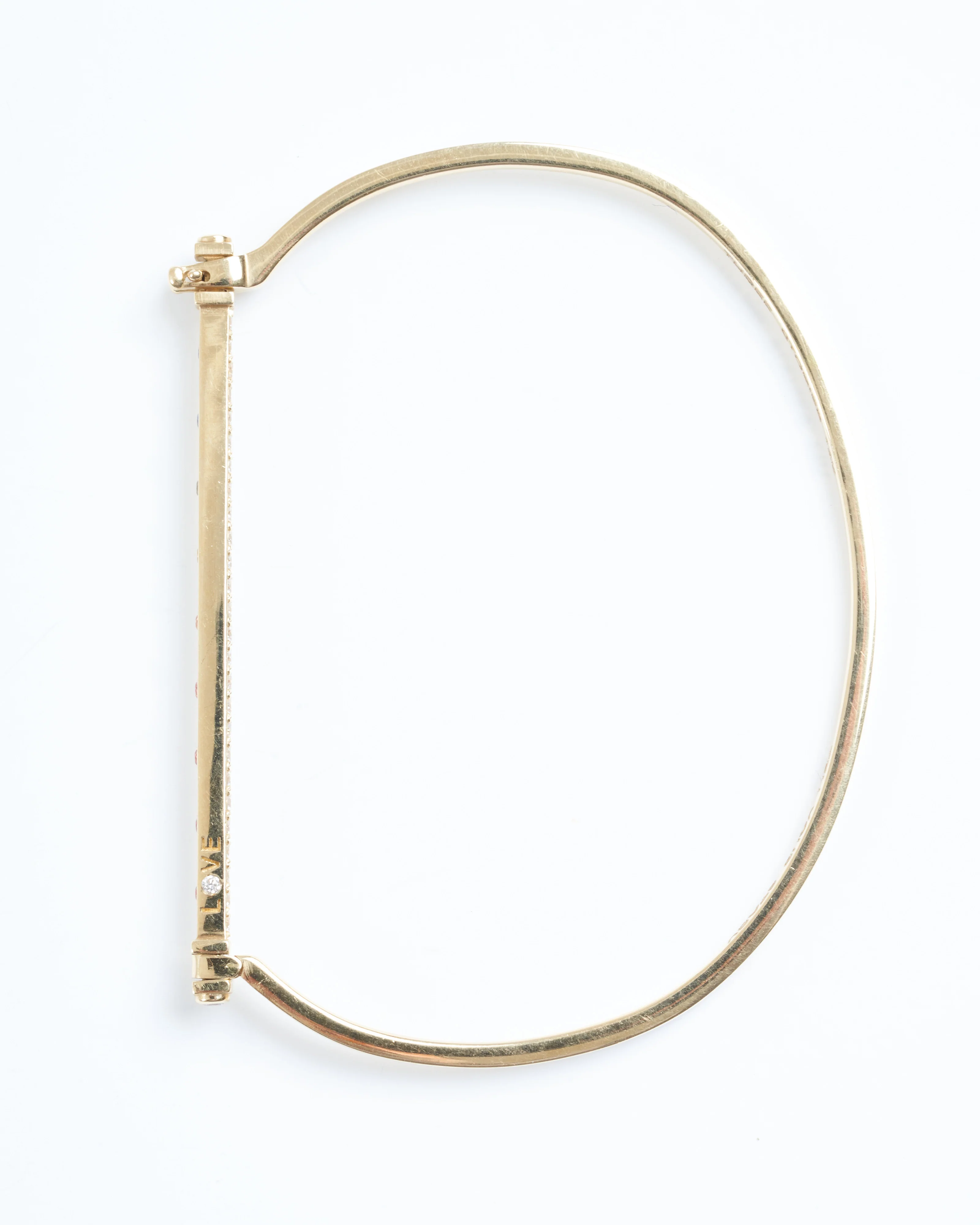 narrow love flip bangle - Image 6