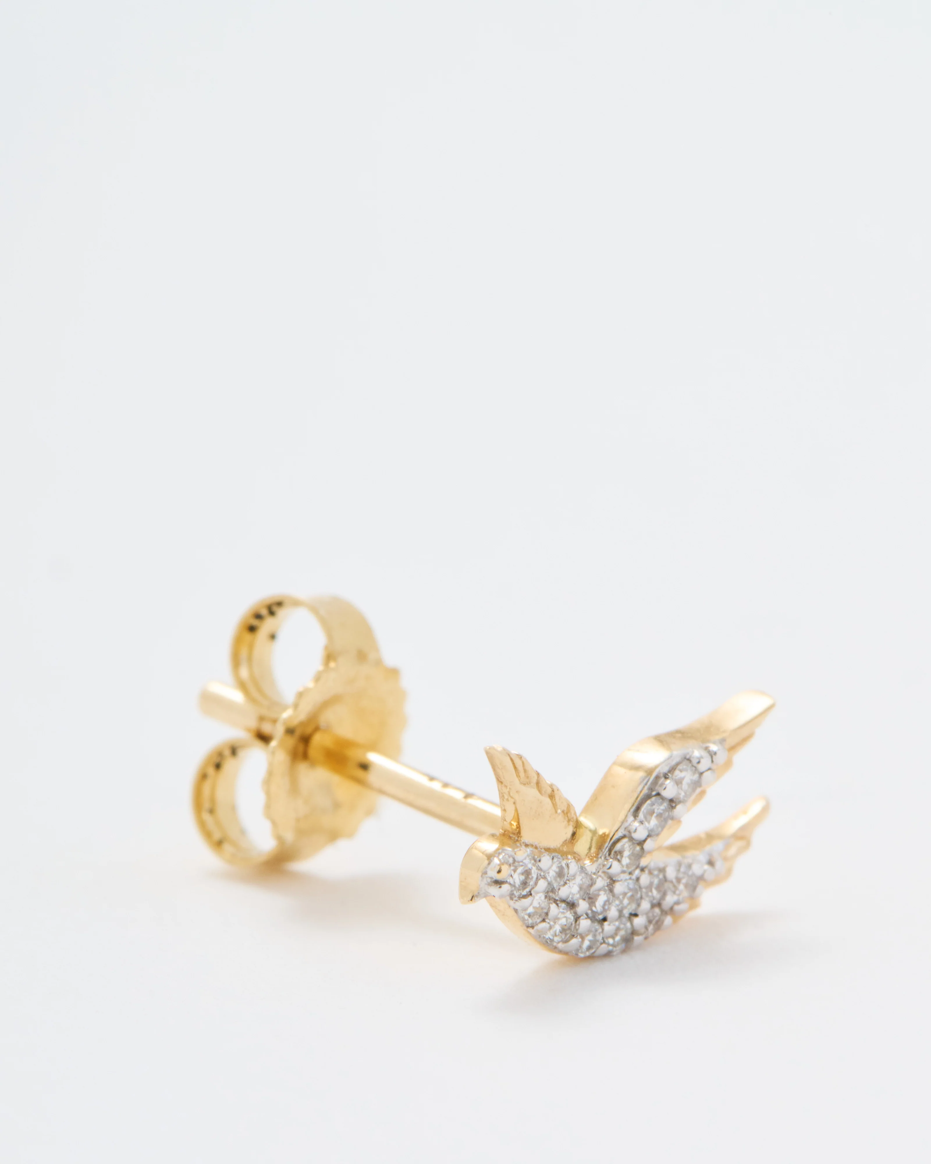 pave songbird stud earring - Image 2