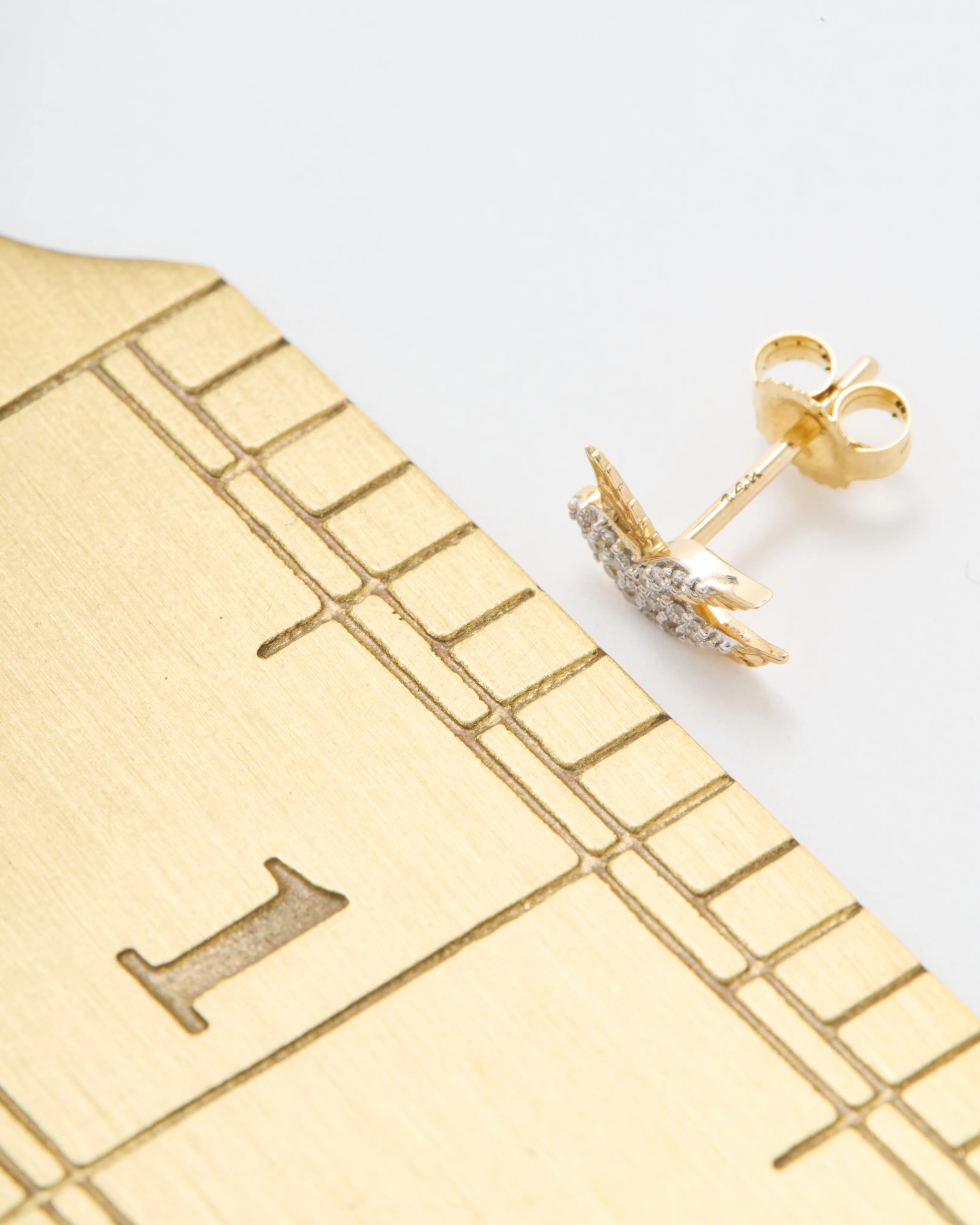 pave songbird stud earring - Image 5