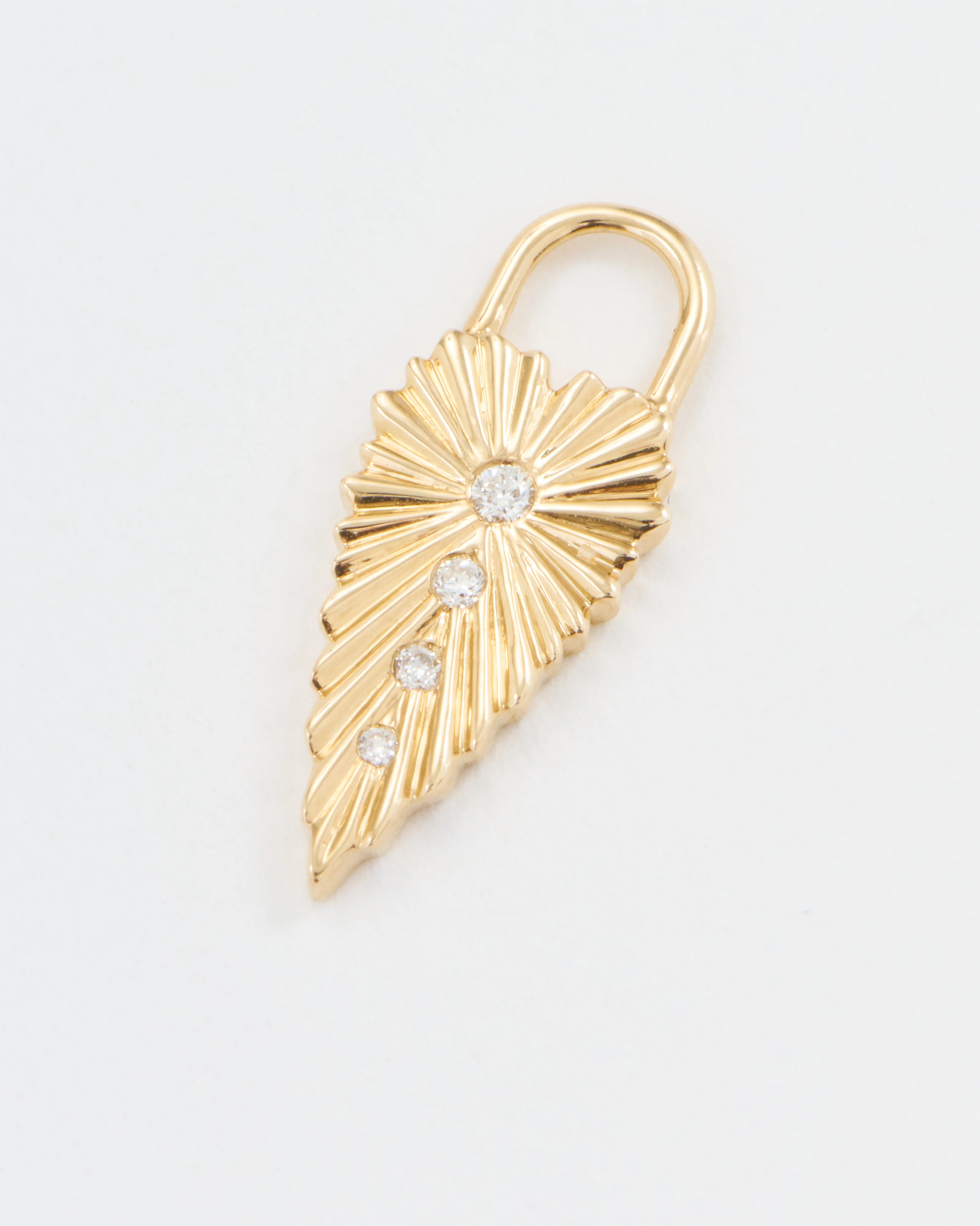 ruffled heart charm - Image 5