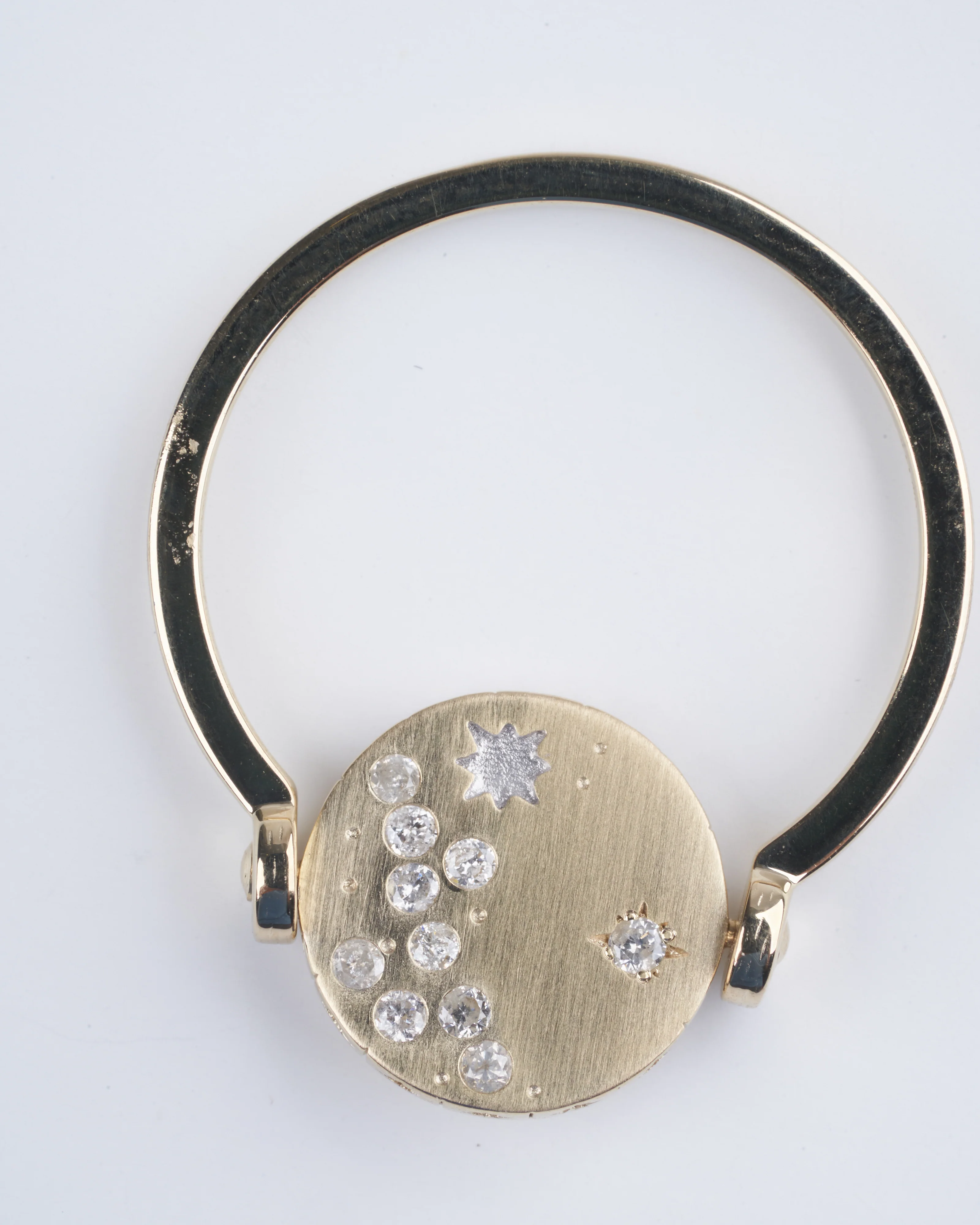 shooting star engraved flip ring - Image 2