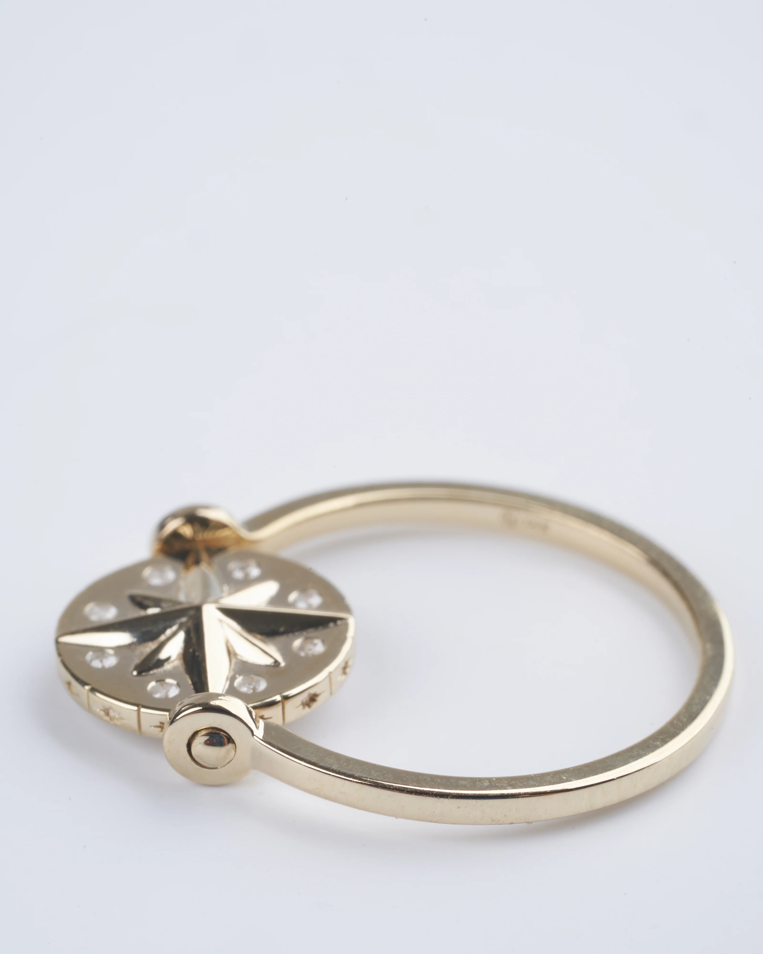 shooting star engraved flip ring - Image 5