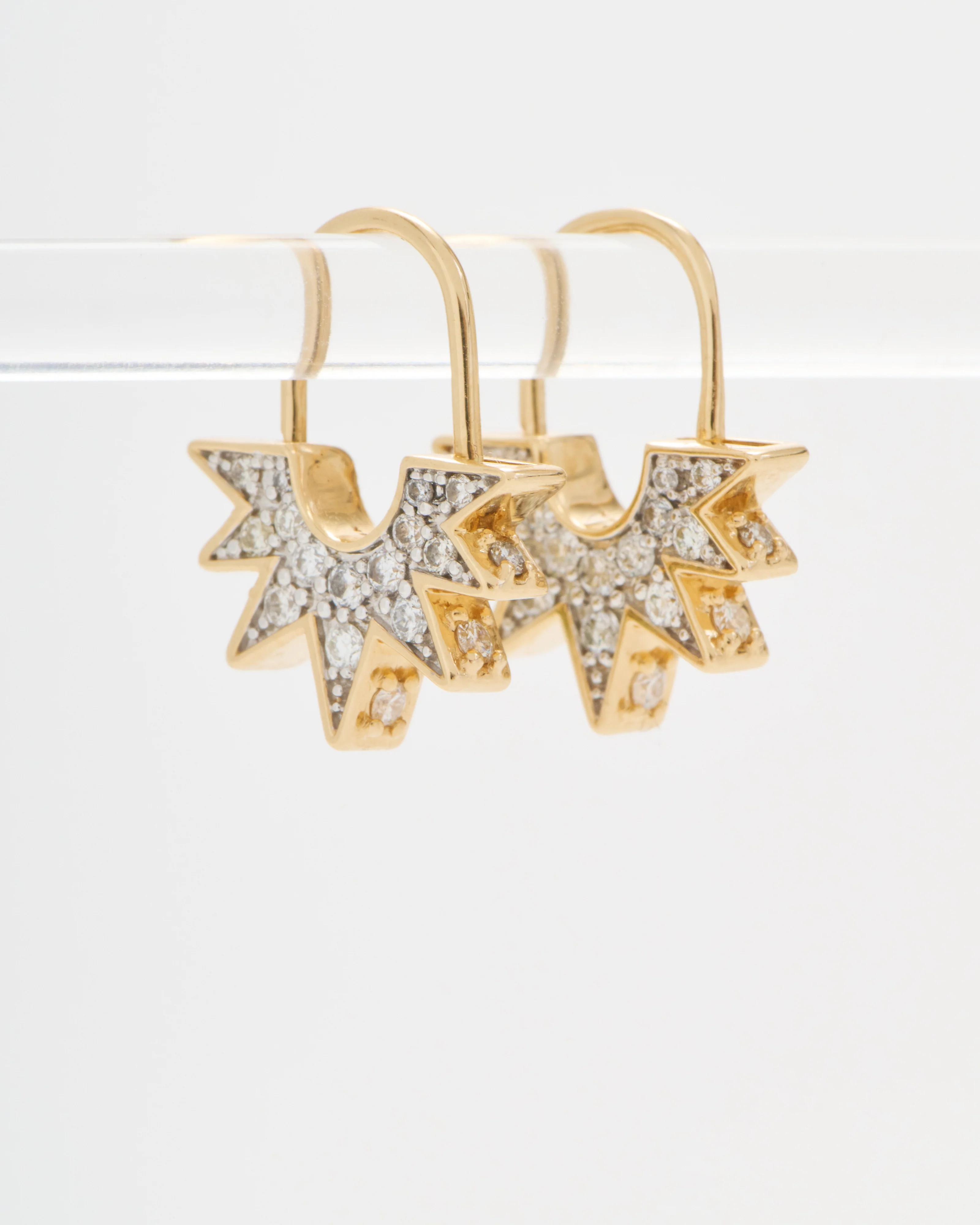 unlock love explosion hoop earrings - Image 3