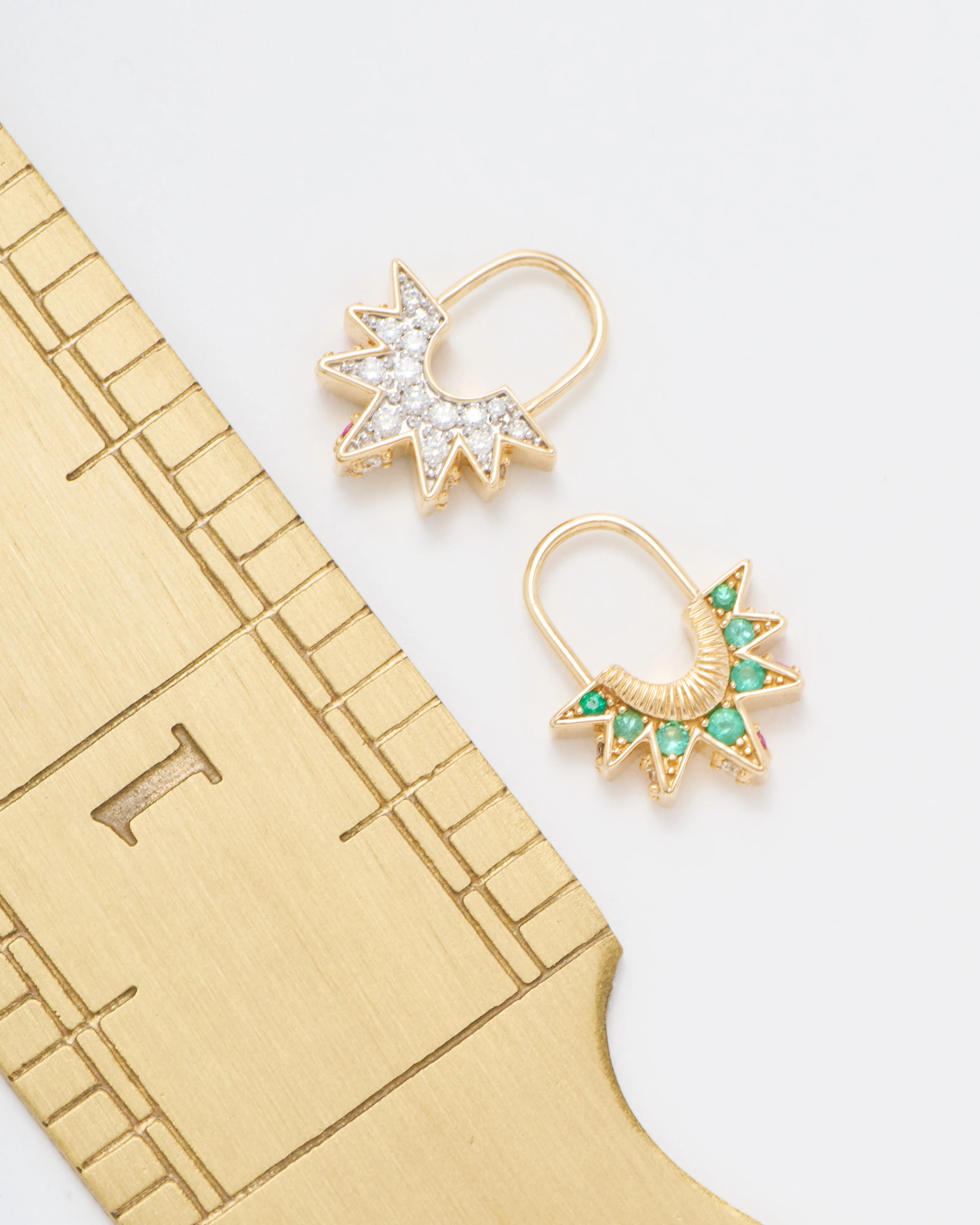 unlock love explosion hoop earrings - Image 7