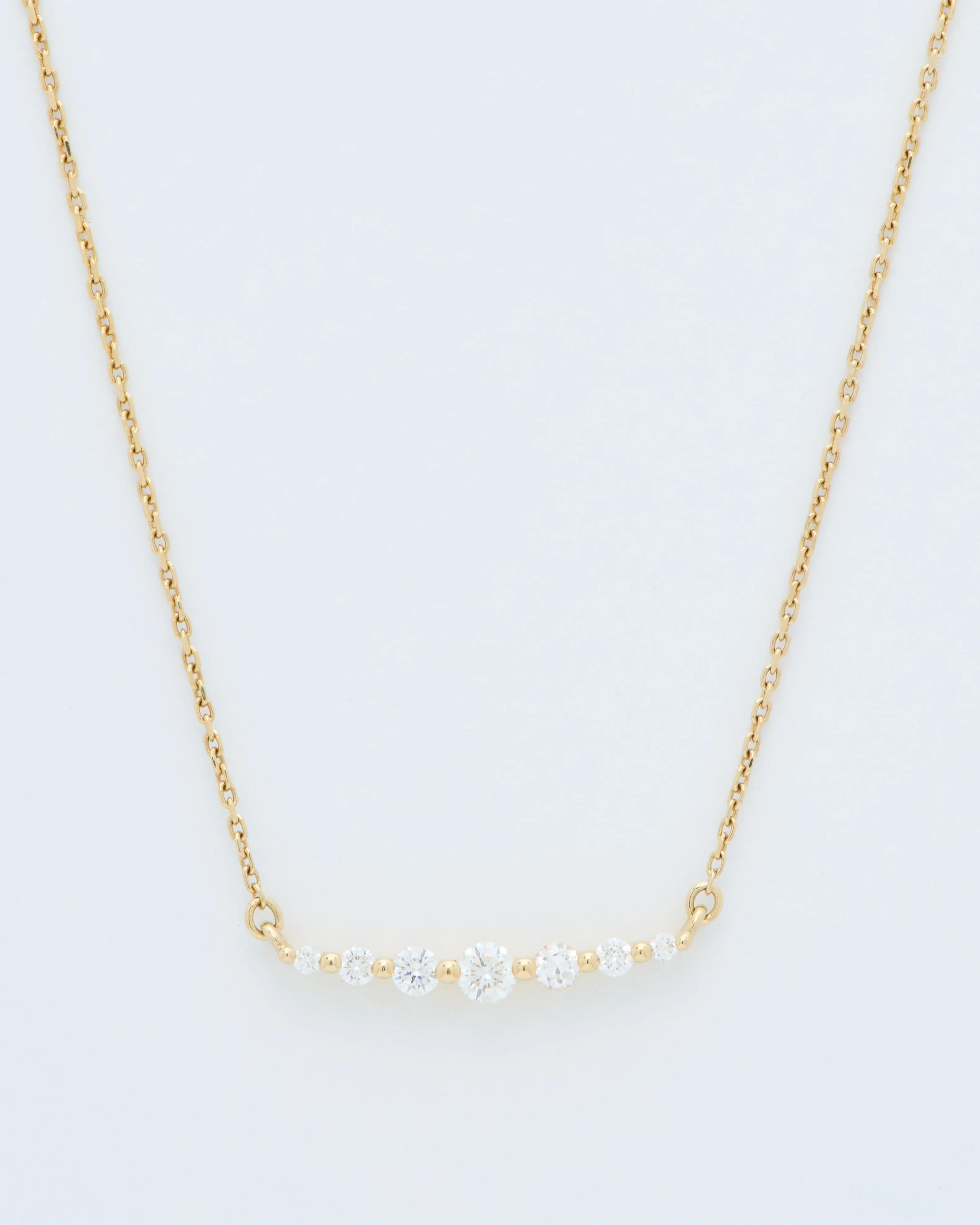 small graduated diamond necklace - Image 2