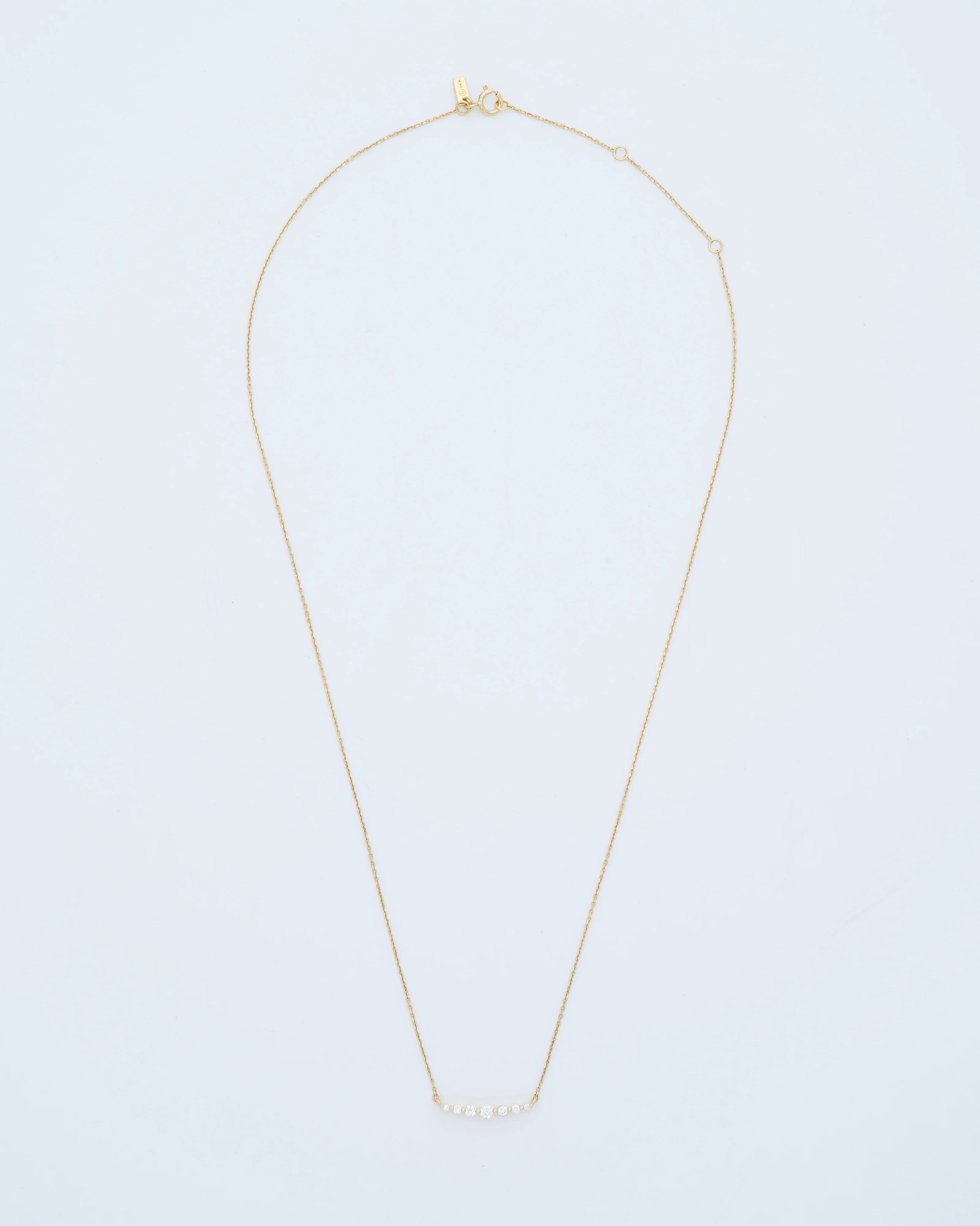 small graduated diamond necklace - Image 6
