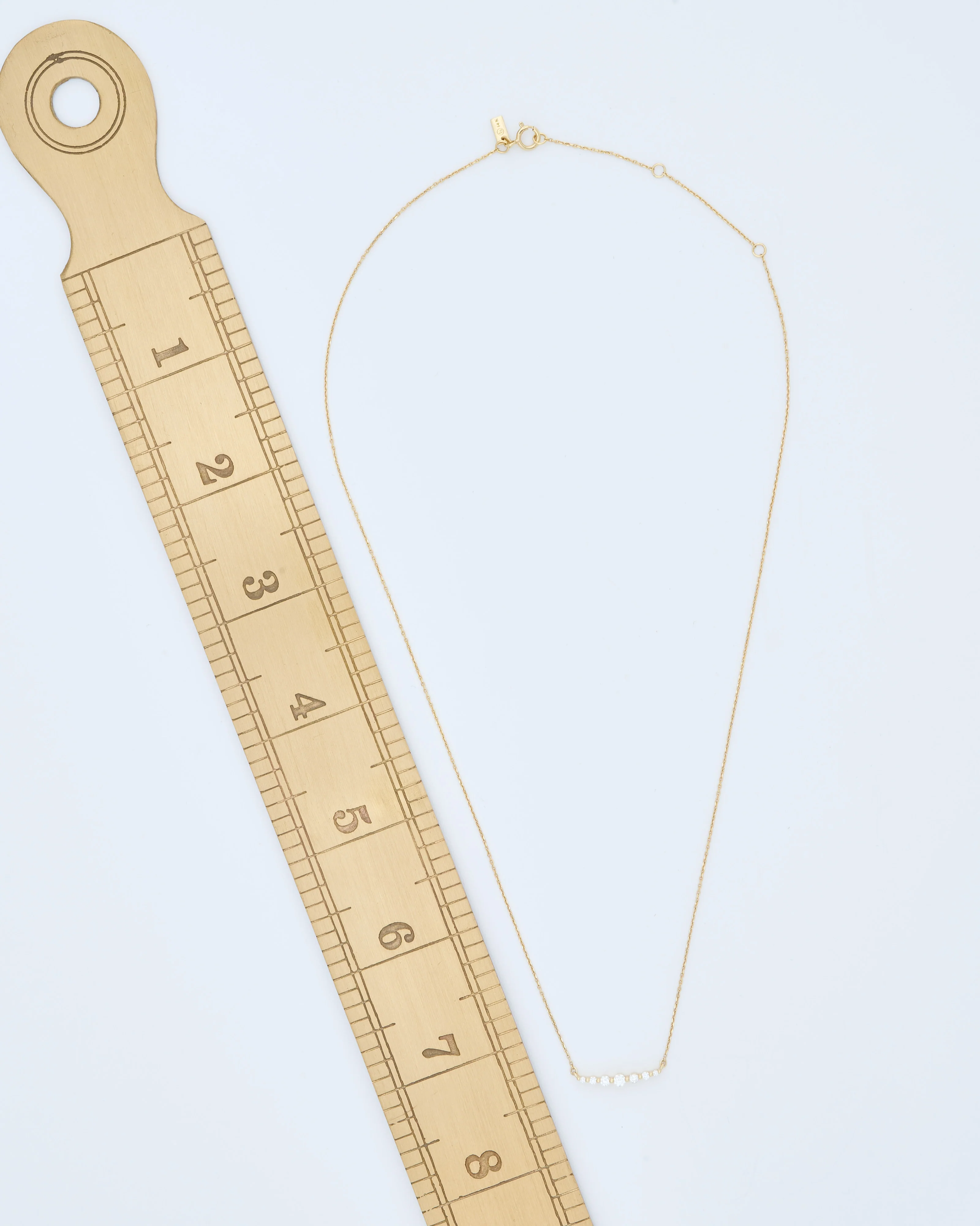 small graduated diamond necklace - Image 7
