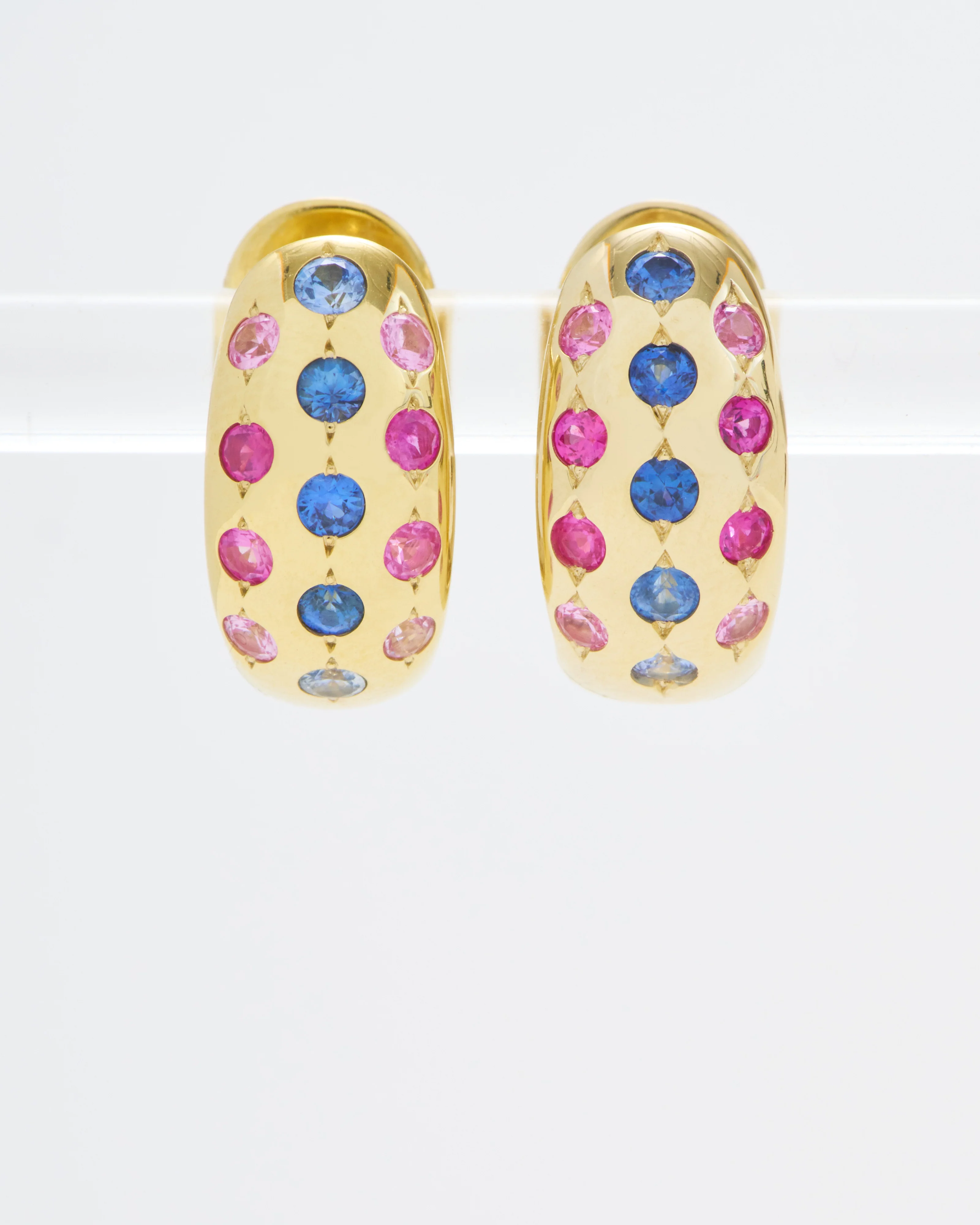 starry night double sided chubby hoops - Image 3